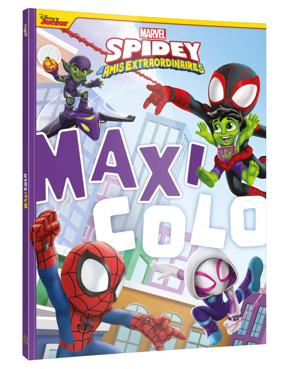 marvel-spidey-amis-extraordinaires-maxi-colo-coloriage image 1