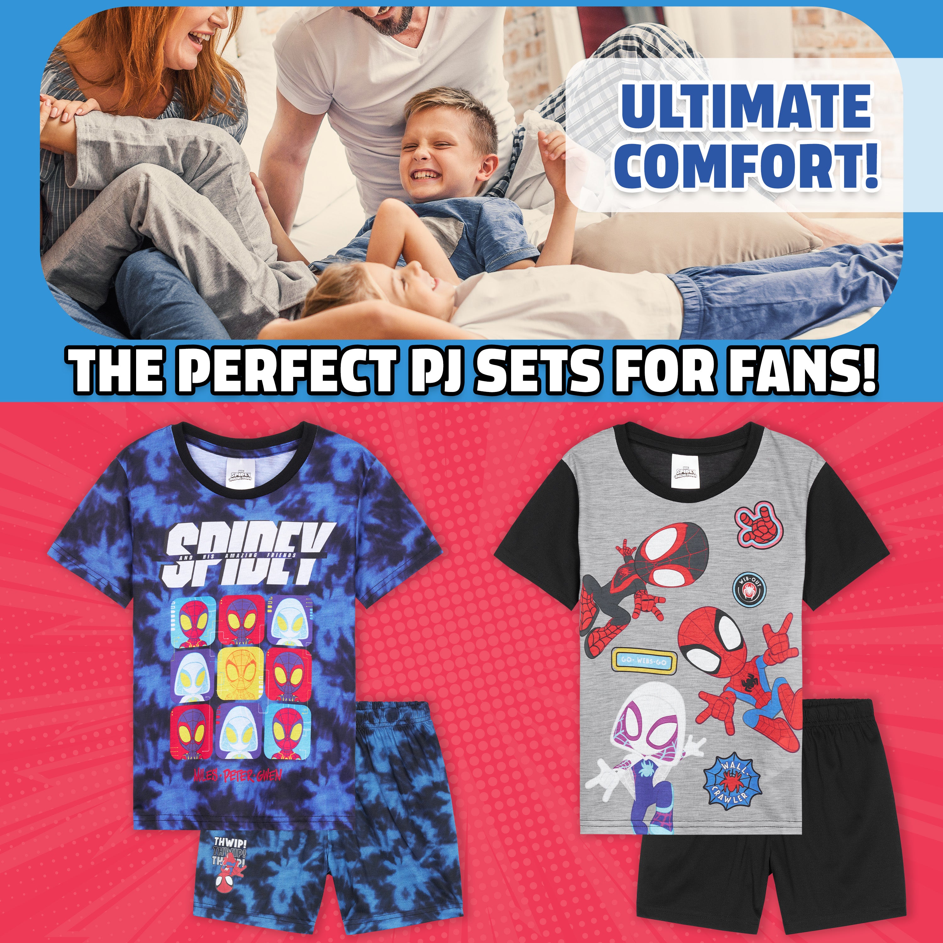 get-trend-spiderman-lot-2-pyjamas-gar-on-4-5-ans image 3