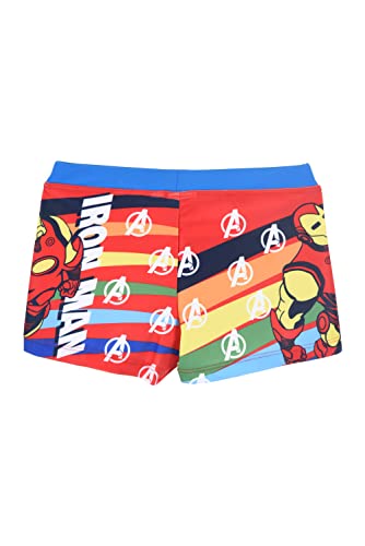 marvel-avengers-iron-man-short-de-bain-gar-on-bleu-8-ans image 4