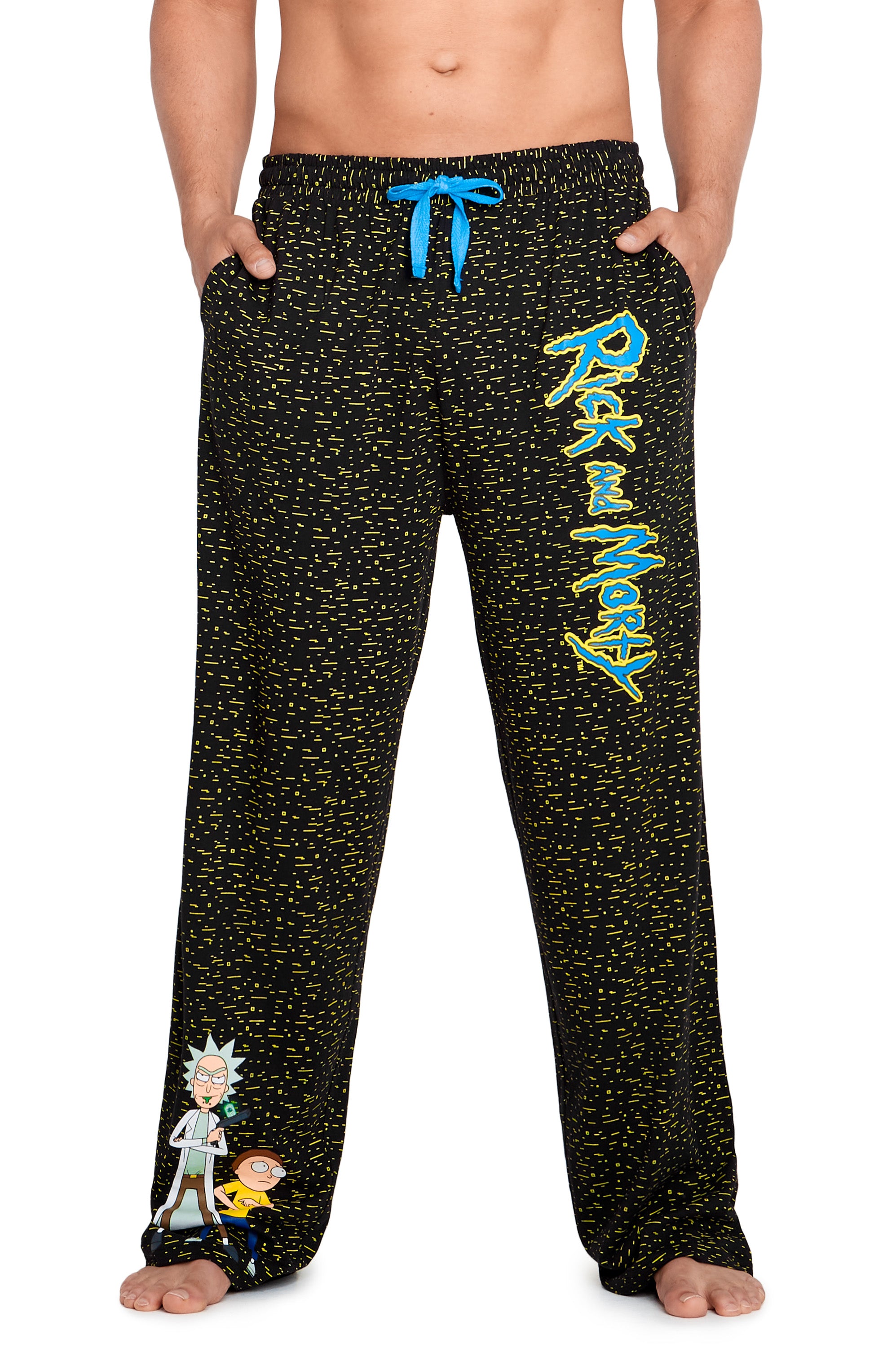 rick-and-morty-pantalon-pyjama-homme-coton-taille-s-3xl image 1