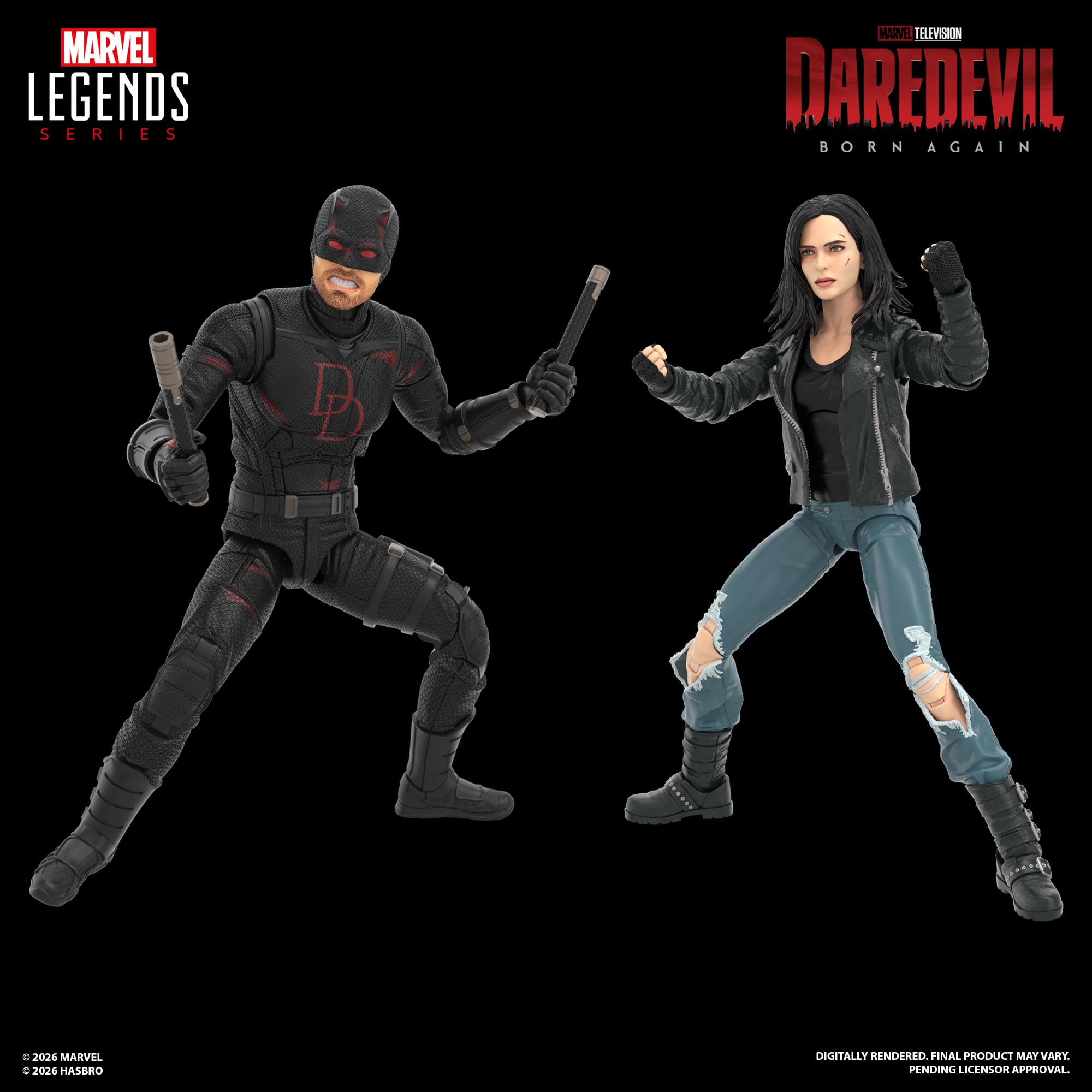 hasbro-marvel-legends-daredevil-born-again-figurines-15-cm-pack-2 image 2