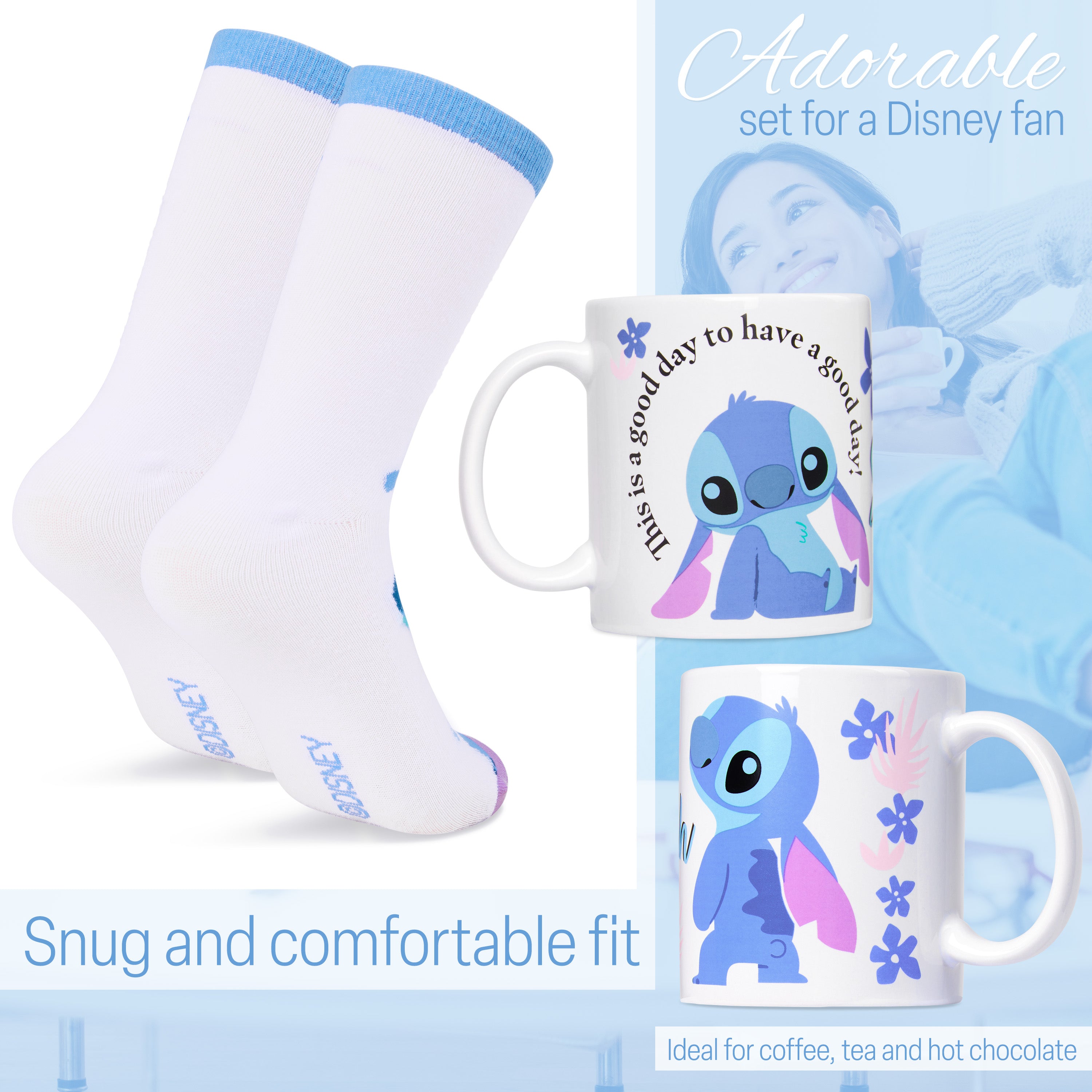 disney-stitch-mug-312ml-chaussettes-femme-coffret image 4