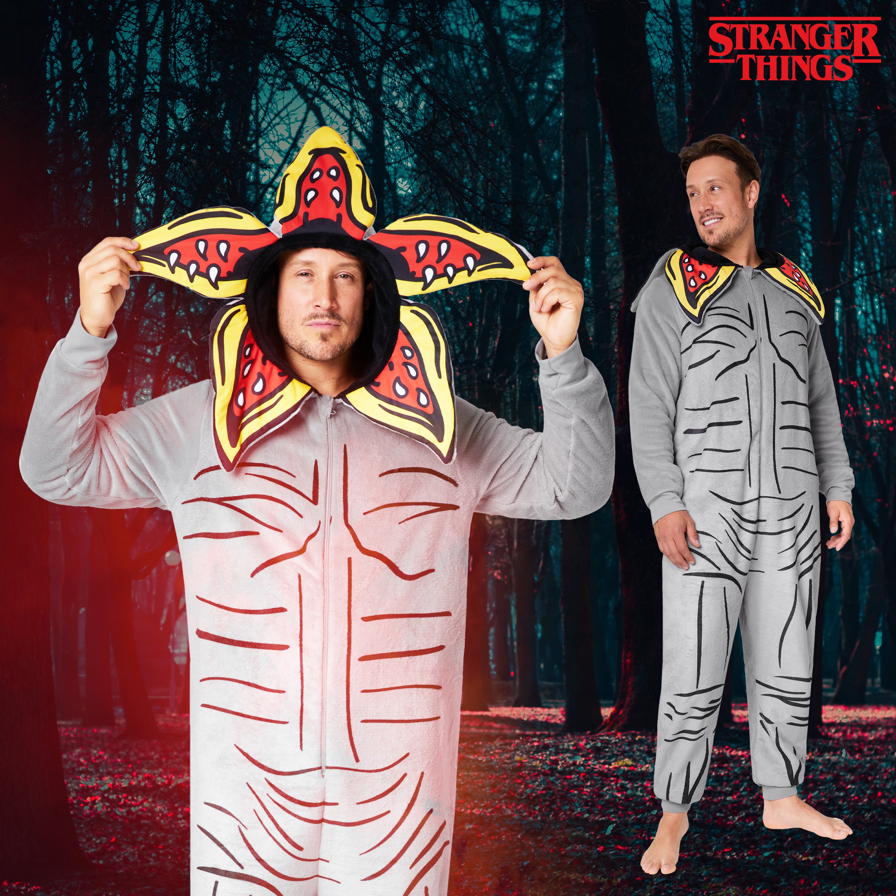 get-trend-stranger-things-grenouill-re-polaire-homme-adulte-capuche image 2