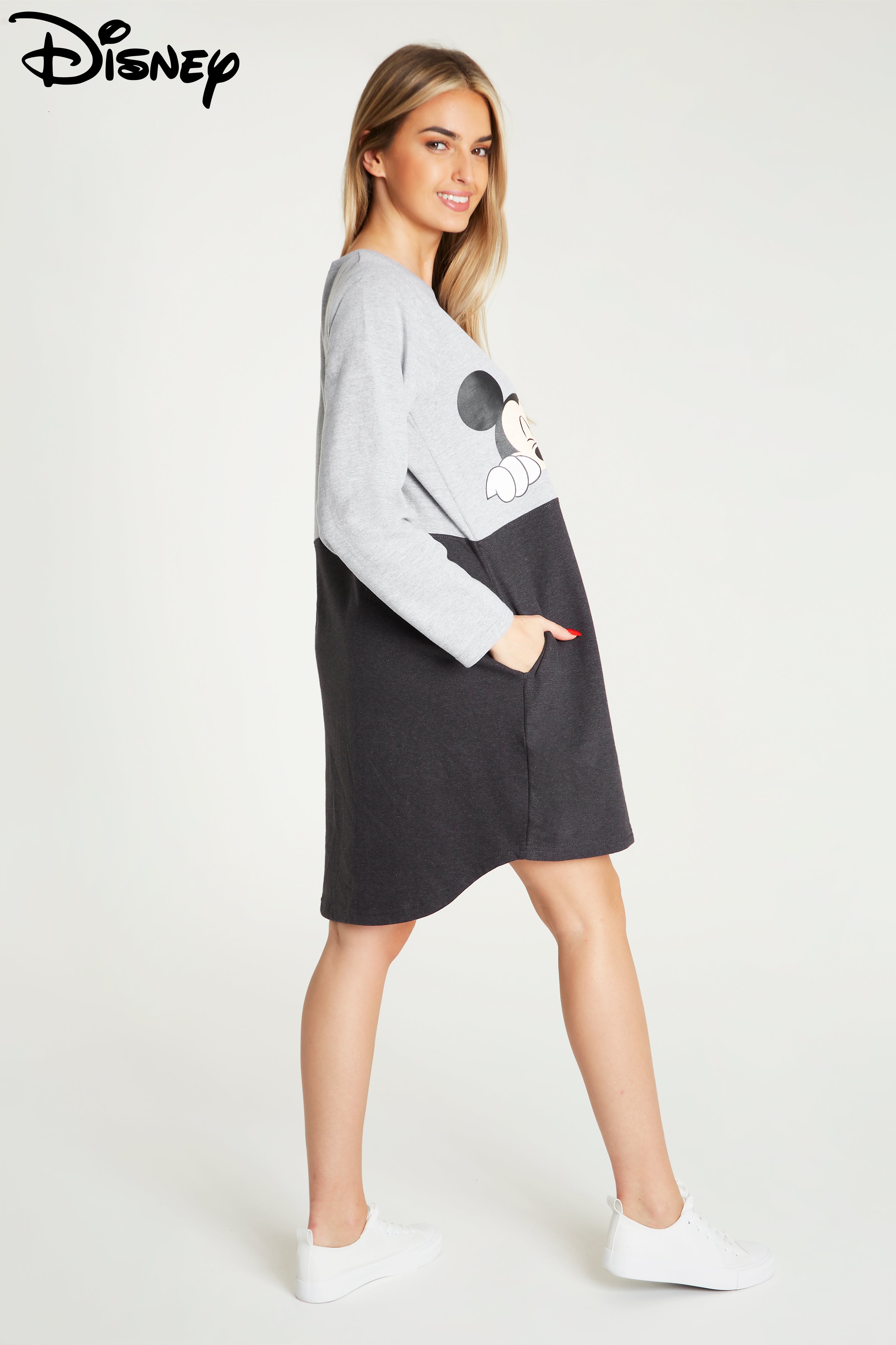 disney-mickey-minnie-robe-sweat-capuche-oversize-s image 6