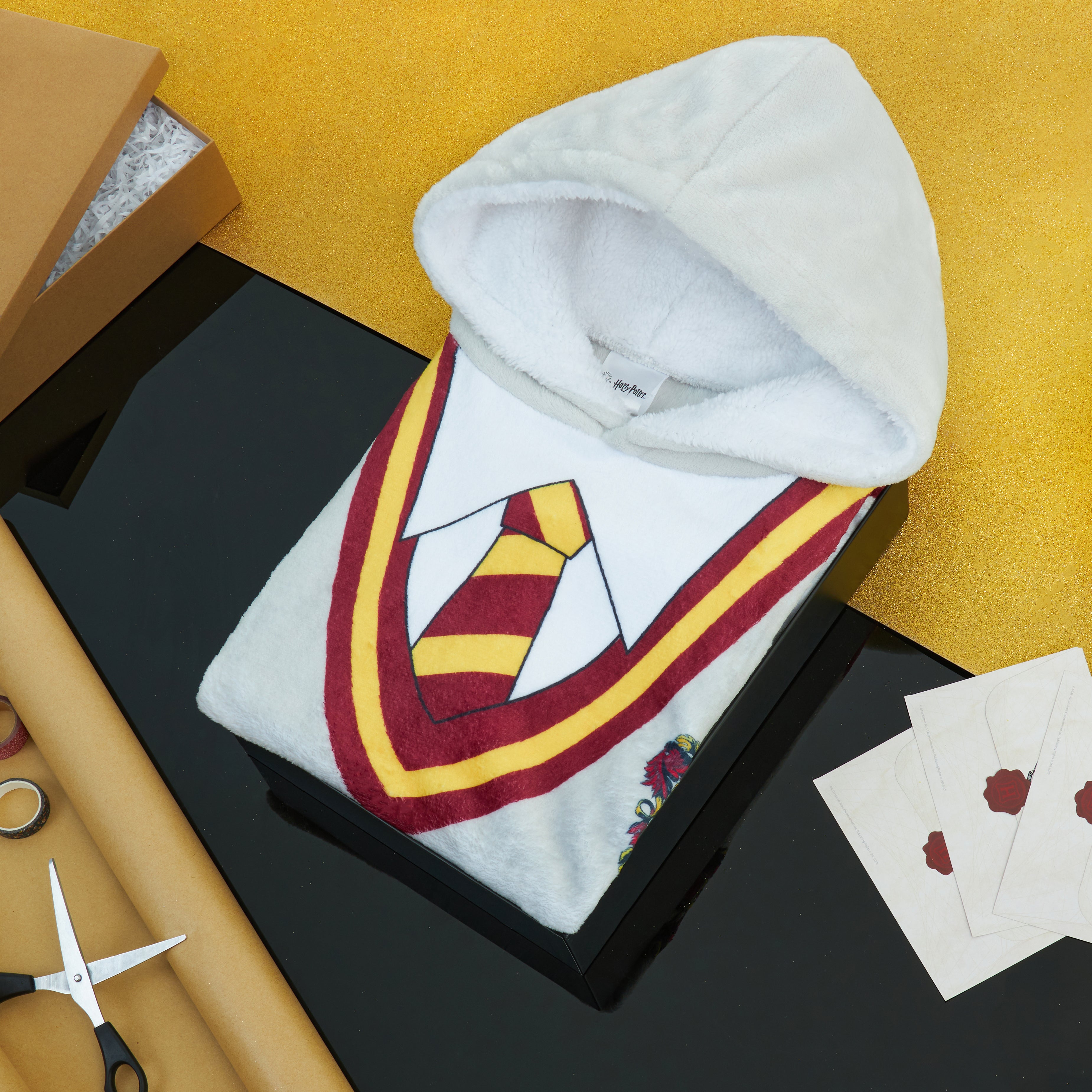 harry-potter-plaid-capuche-enfant-gryffondor-taille-unique image 2