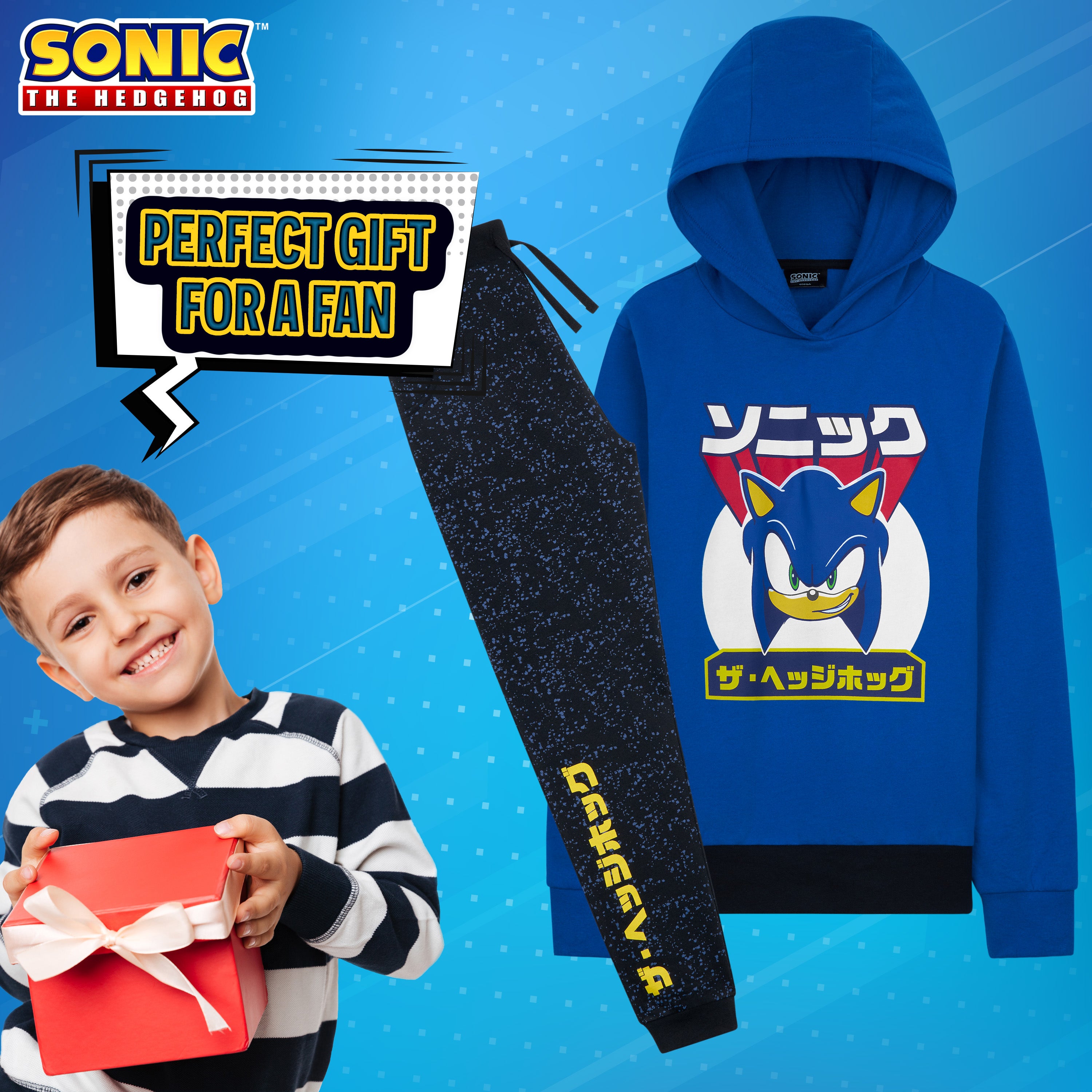 sonic-surv-tement-gar-on-hoodie-jogging-4-12-ans image 4
