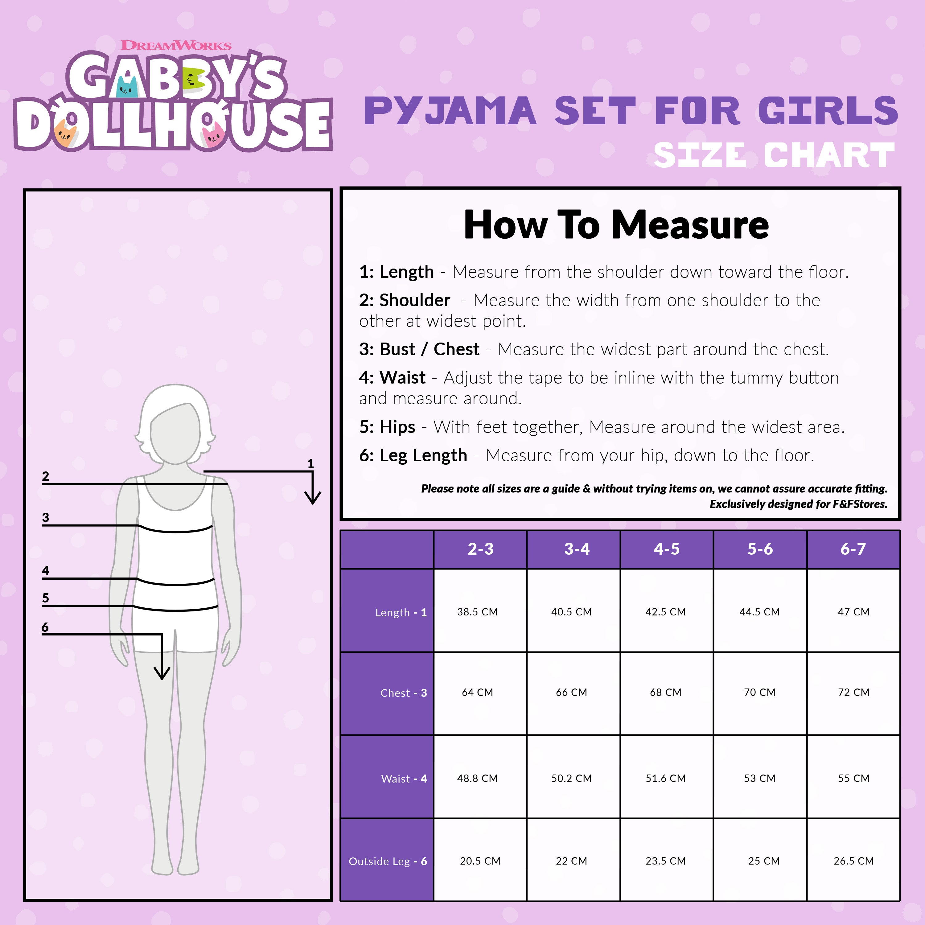 gabby-s-dollhouse-pyjama-short-fille-violet-2-pi-ces-t image 6