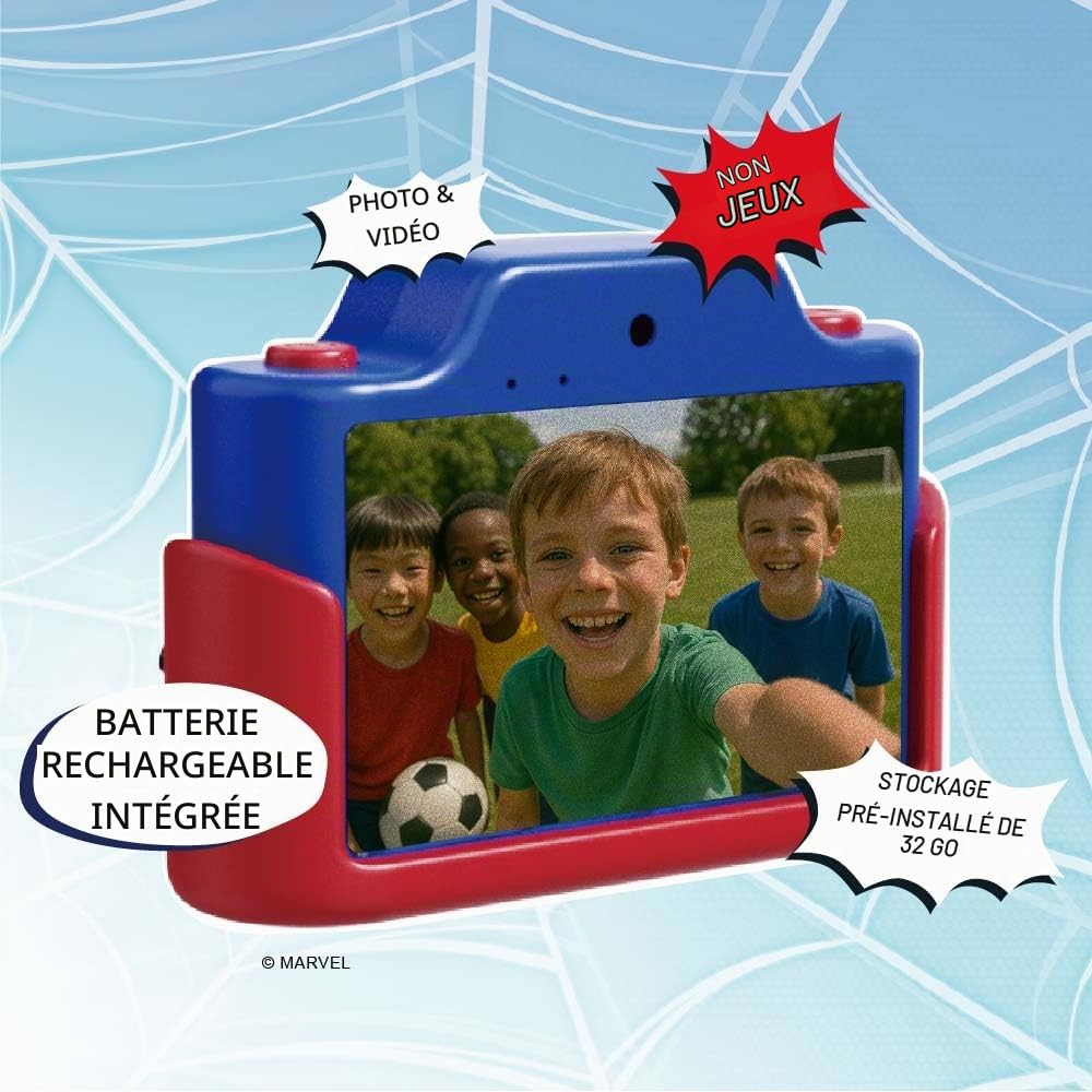 kiimento-spider-man-appareil-photo-enfant-tactile-32-go image 4