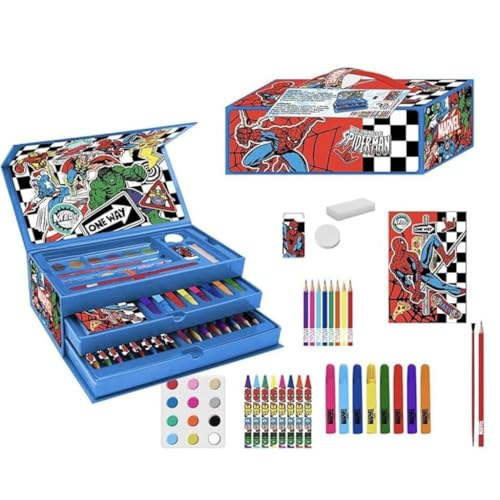 marvel-avengers-set-papeterie-enfant-mallette-coloriage image 2