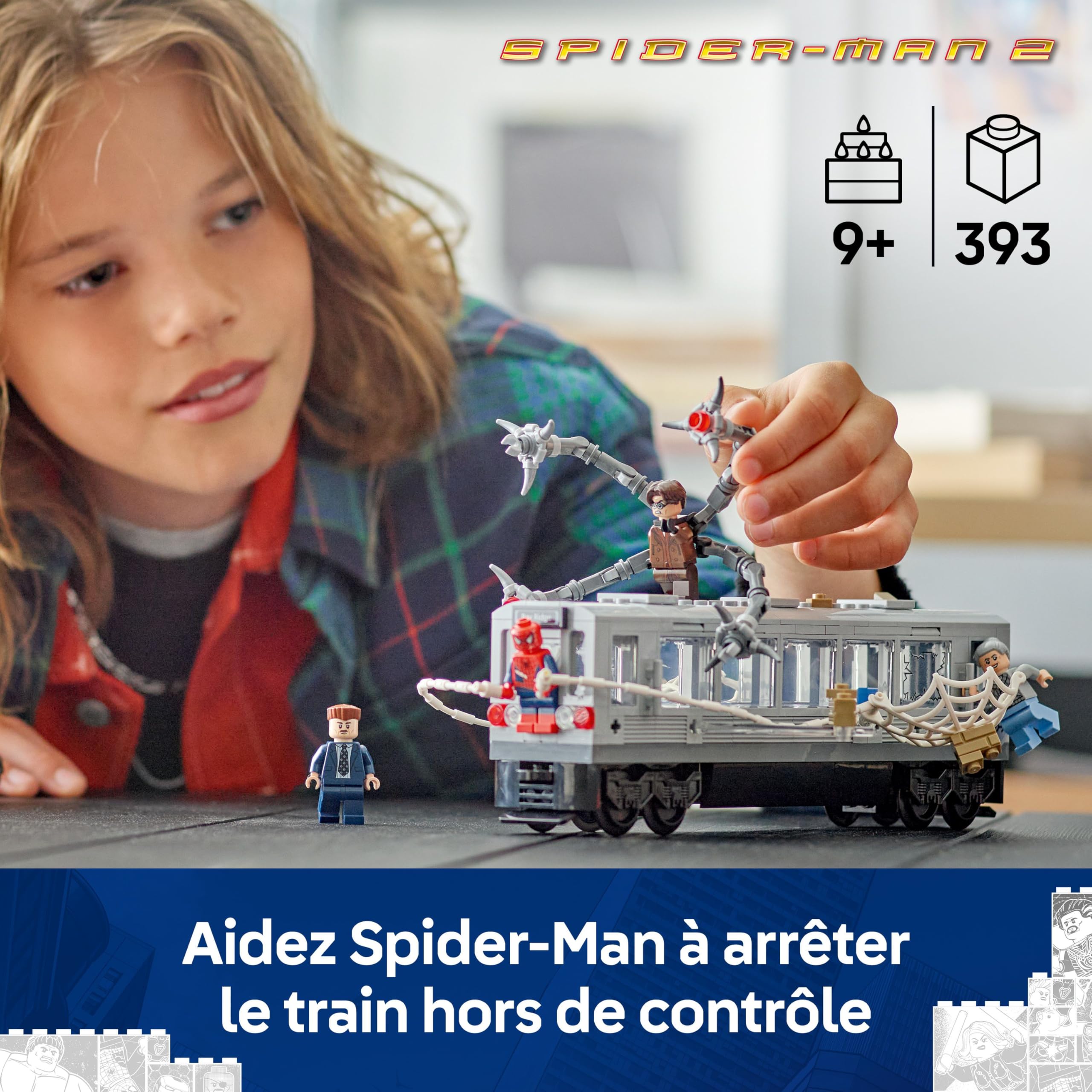lego-marvel-76321-train-spider-man-jouet-d-s-9-ans-393-pcs image 2