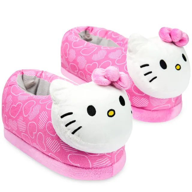 hello-kitty-chaussons-3d-peluche-fille-kawaii image 1