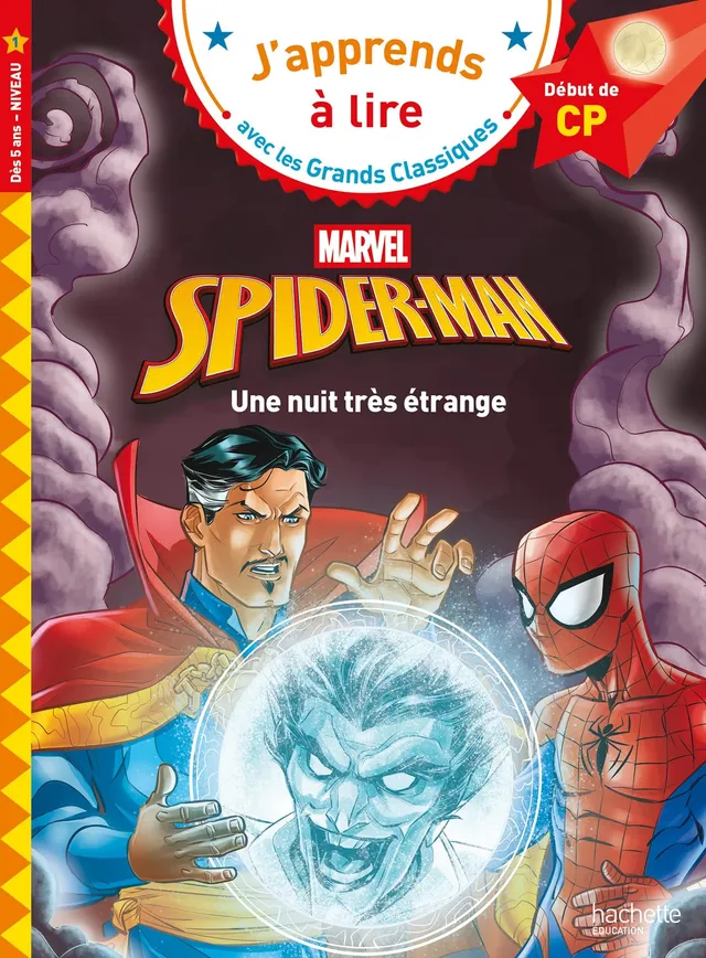 marvel-spider-man-une-nuit-tr-s-trange-livre-cp-niveau-1 image 1