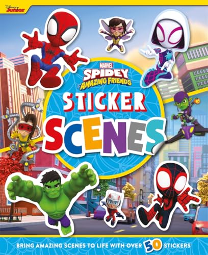 marvel-spidey-amazing-friends-livre-stickers-sc-nes-h-ro-ques image 6