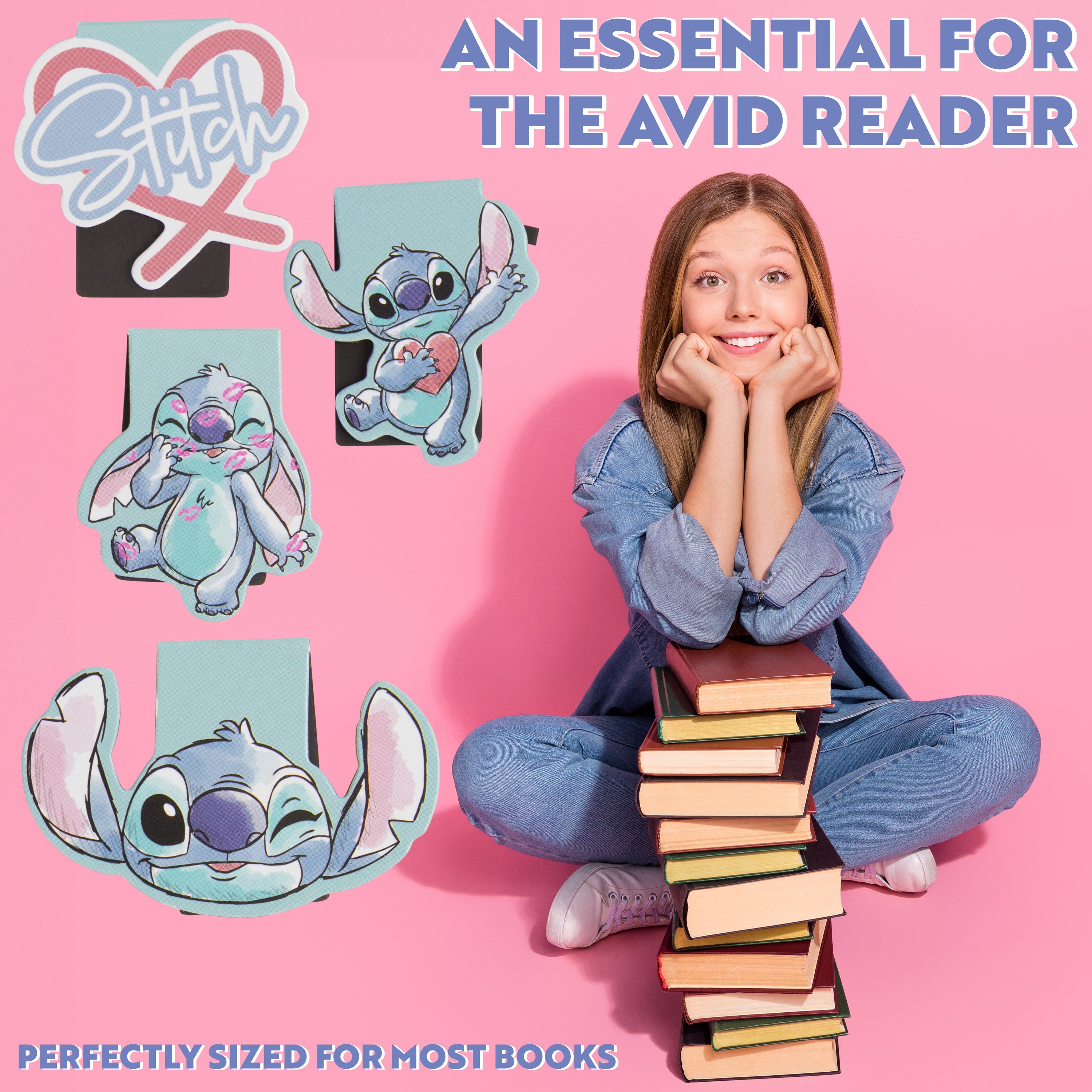 disney-stitch-marque-page-magn-tique-lot-de-4-bleu image 6