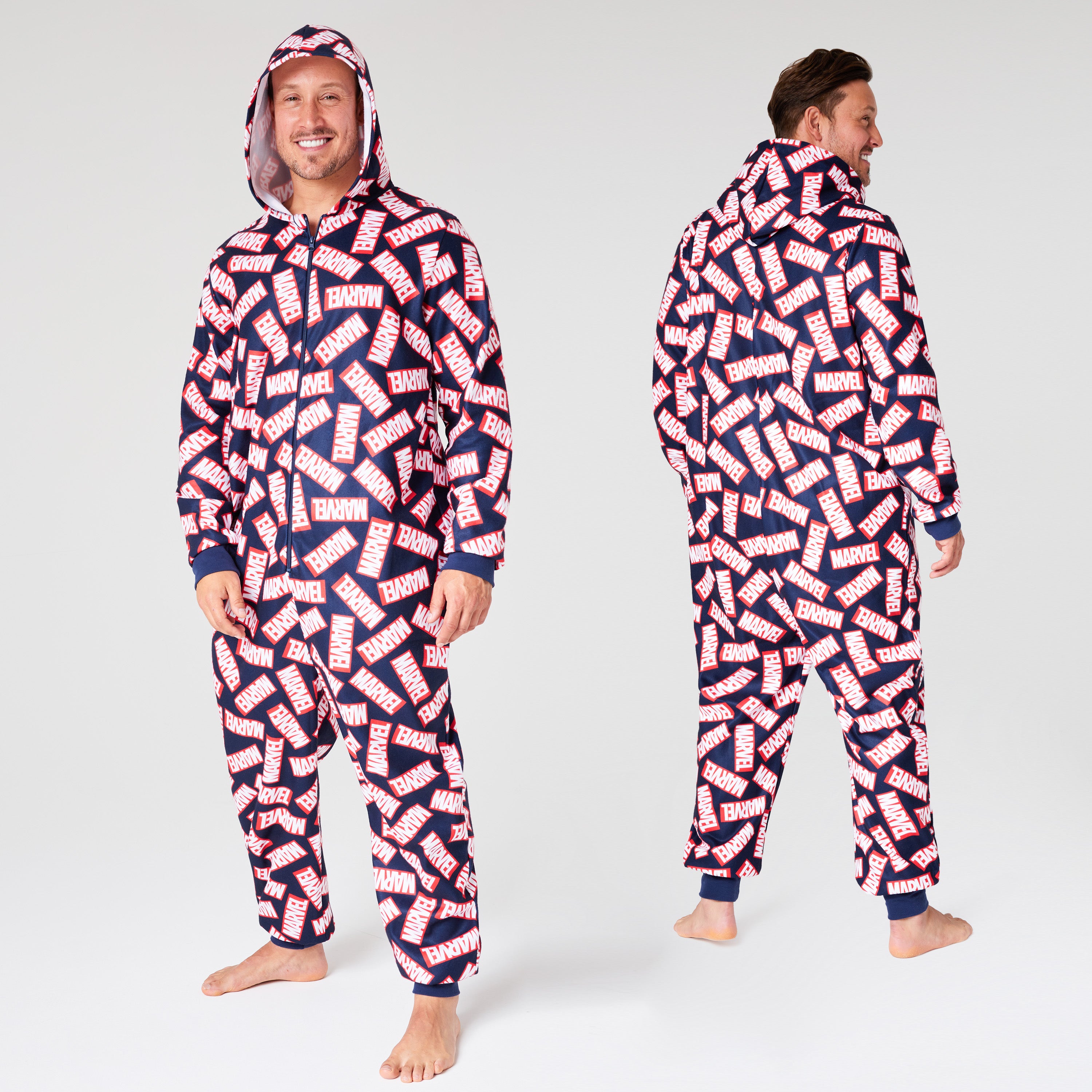 get-trend-men-pyjama-homme-marvel-aop-polaire-capuche image 5