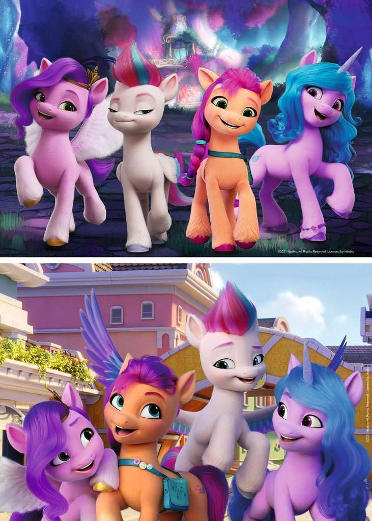 my-little-pony-amiti-entre-poneys-puzzle-2x24-pi-ces-d-s-4-ans image 2