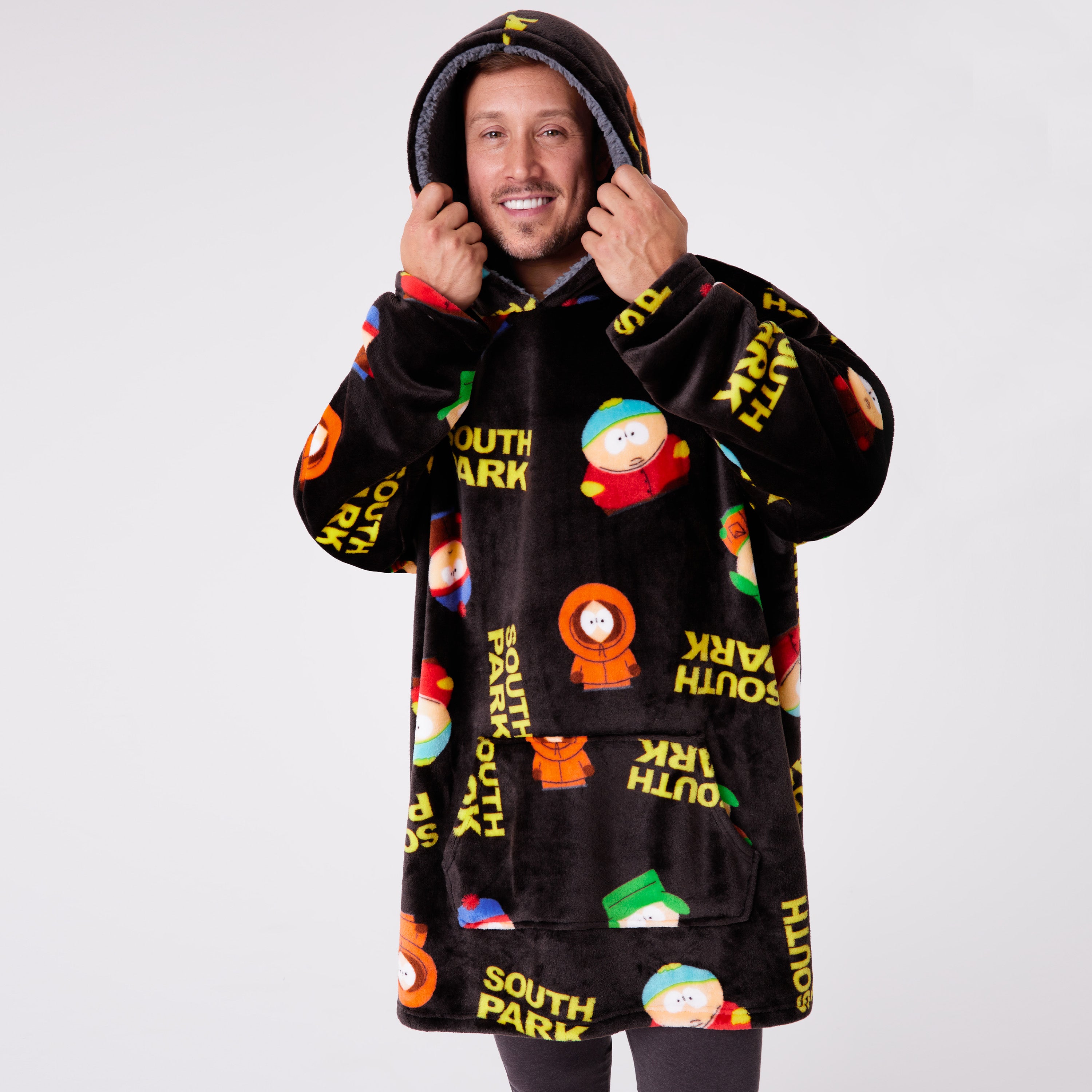 get-trend-south-park-sweat-plaid-capuche-polaire-homme image 2