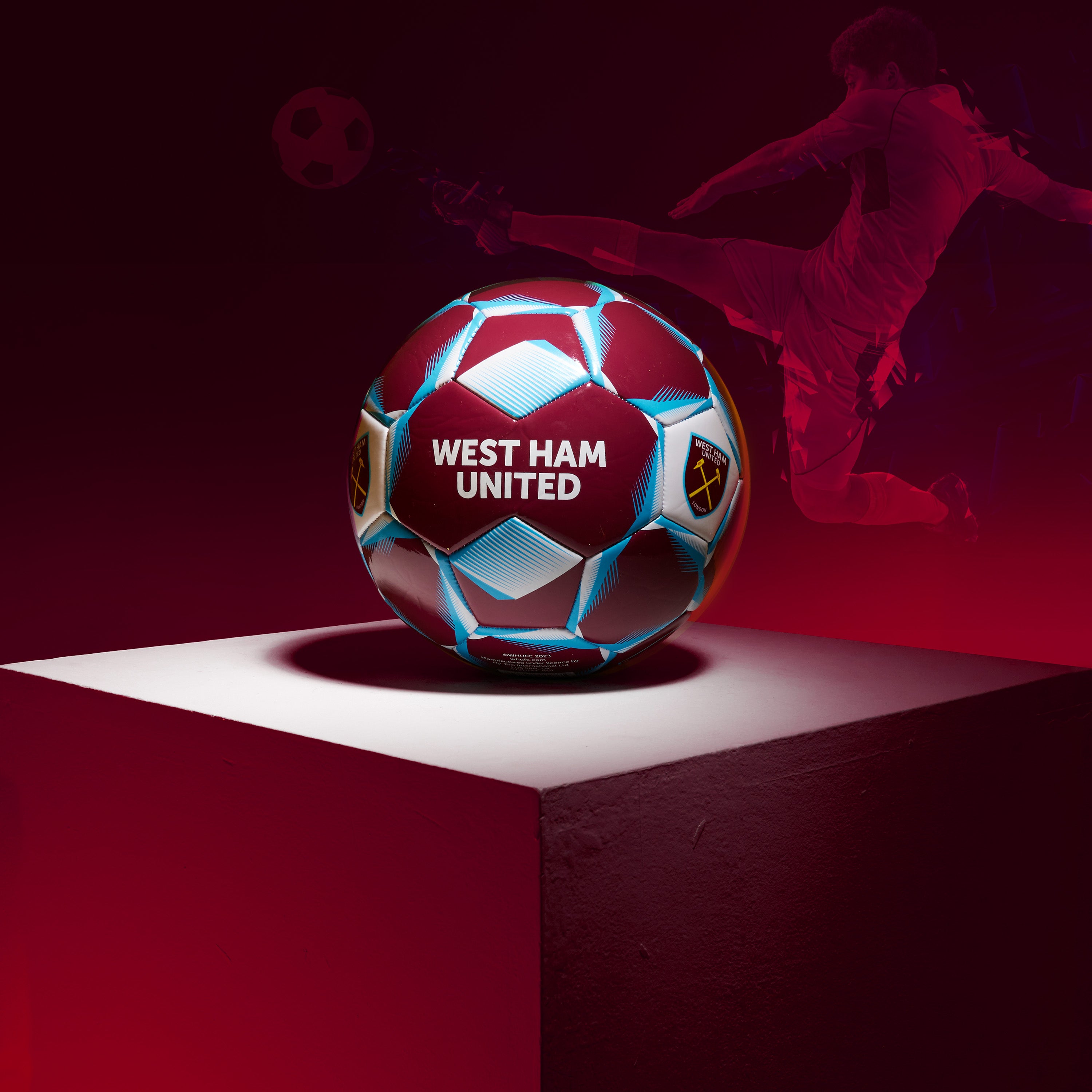 west-ham-united-ballon-de-foot-taille-5-officiel-adulte image 2