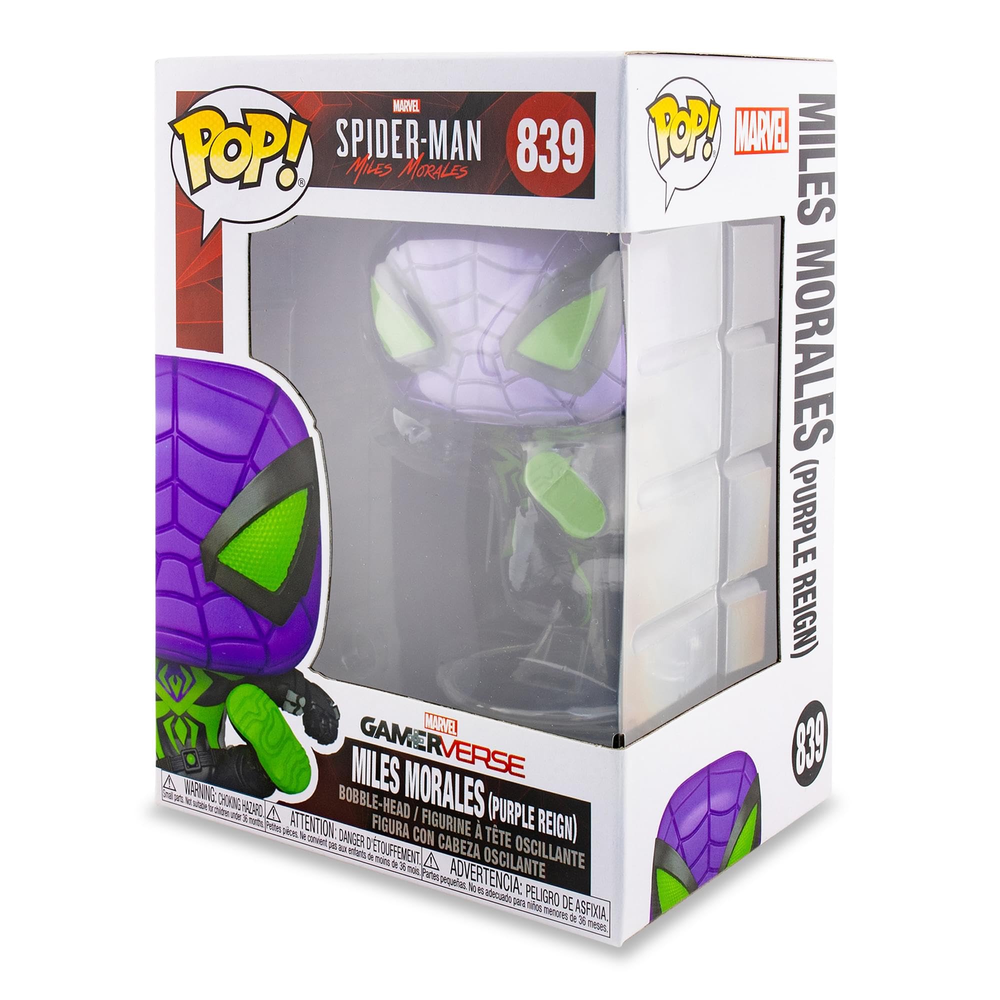 funko-pop-miles-morales-purple-reign-suit-figurine-vinyle-9-5-cm image 6