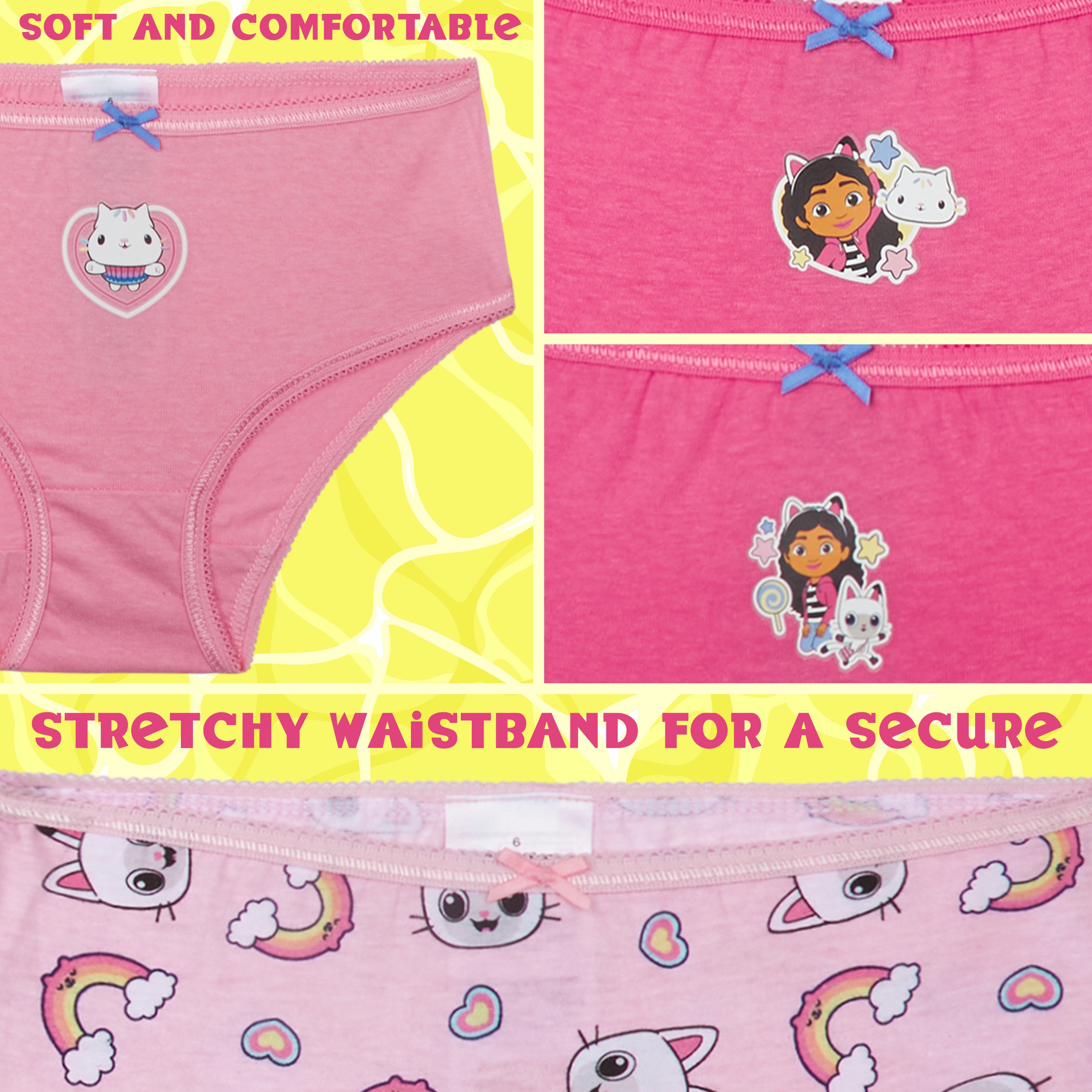 gabby-s-dollhouse-culottes-fille-lot-5-coton-respirant image 4