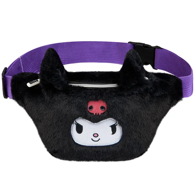 hello-kitty-sac-banane-fille-peluche-noire-r-glable image 1