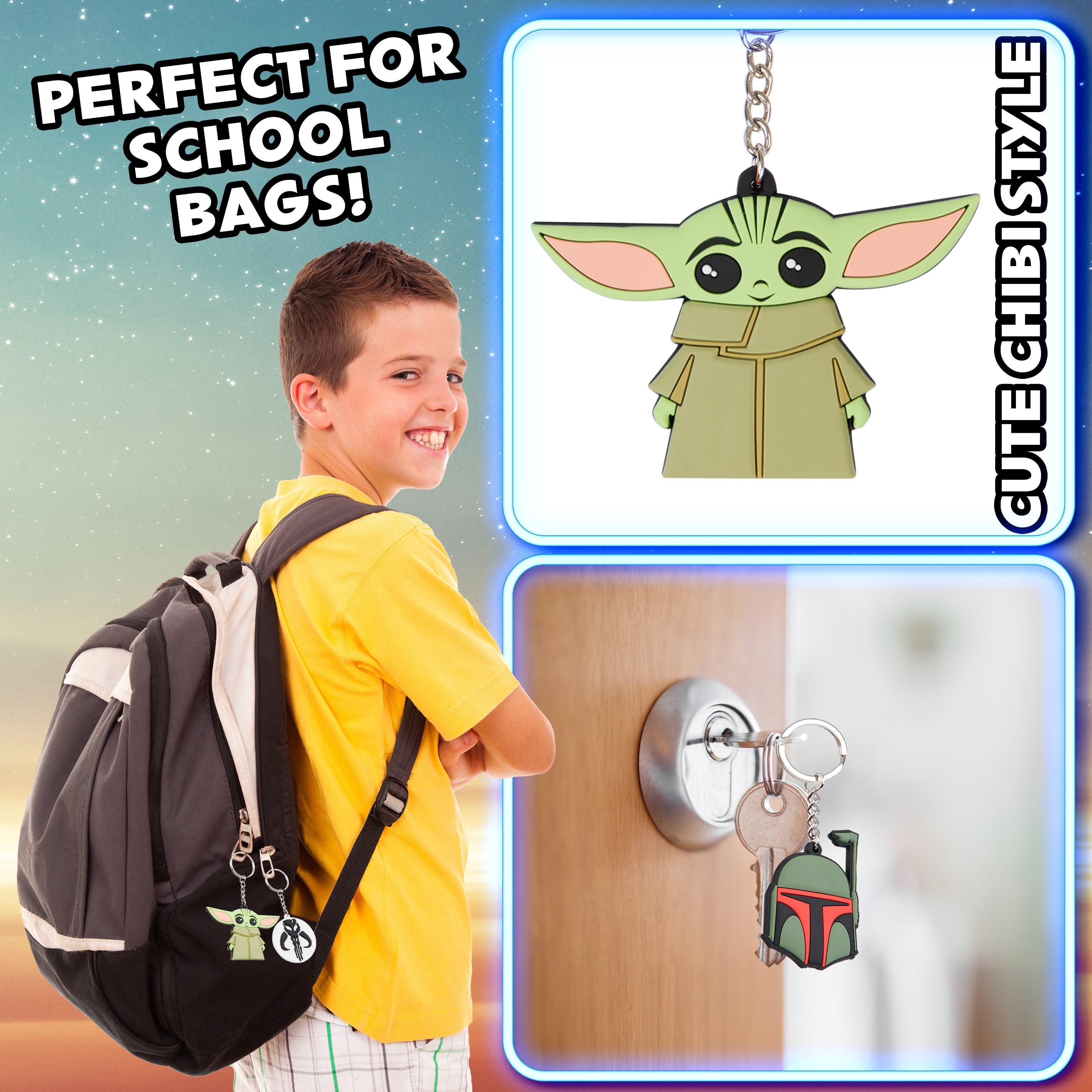 disney-mandalorian-porte-cles-enfant-set-caoutchouc-baby-yoda image 4