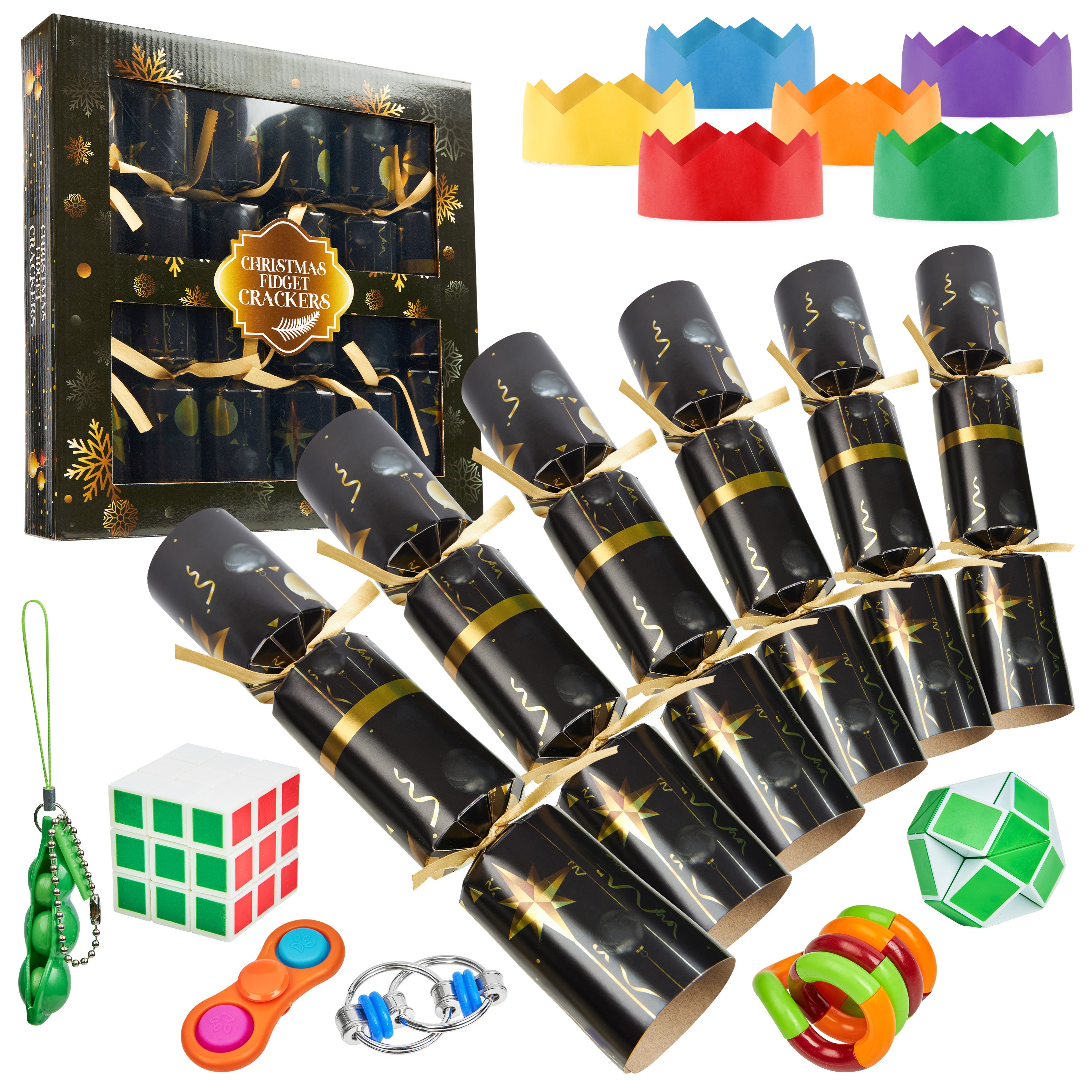 kreativekraft-christmas-crackers-papillotes-no-l-lot-6-fidget image 1