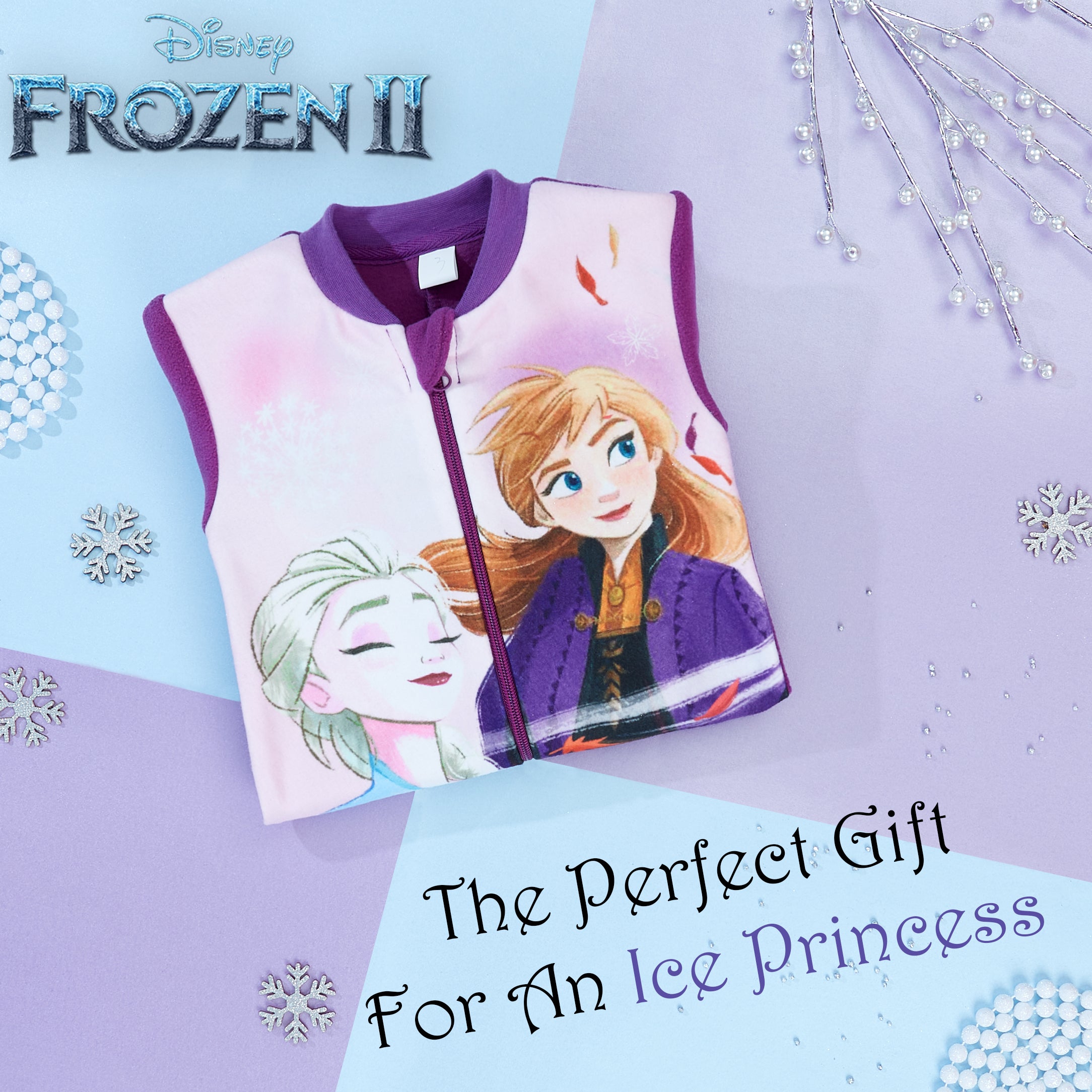 disney-reine-des-neiges-pyjama-combinaison-fille-anna-elsa image 6