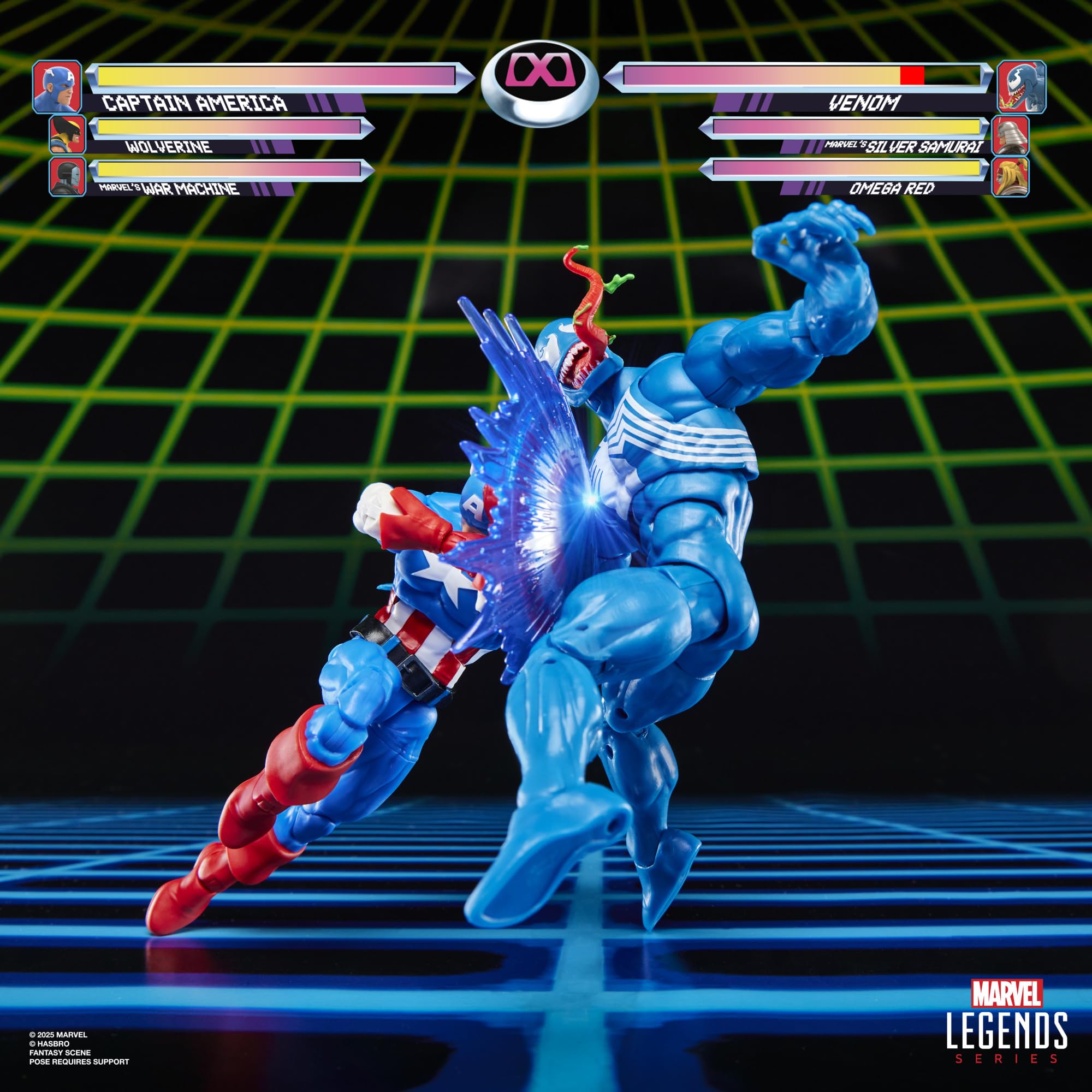 marvel-legends-gamerverse-captain-america-vs-venom-pack-2-figurines-15cm image 5