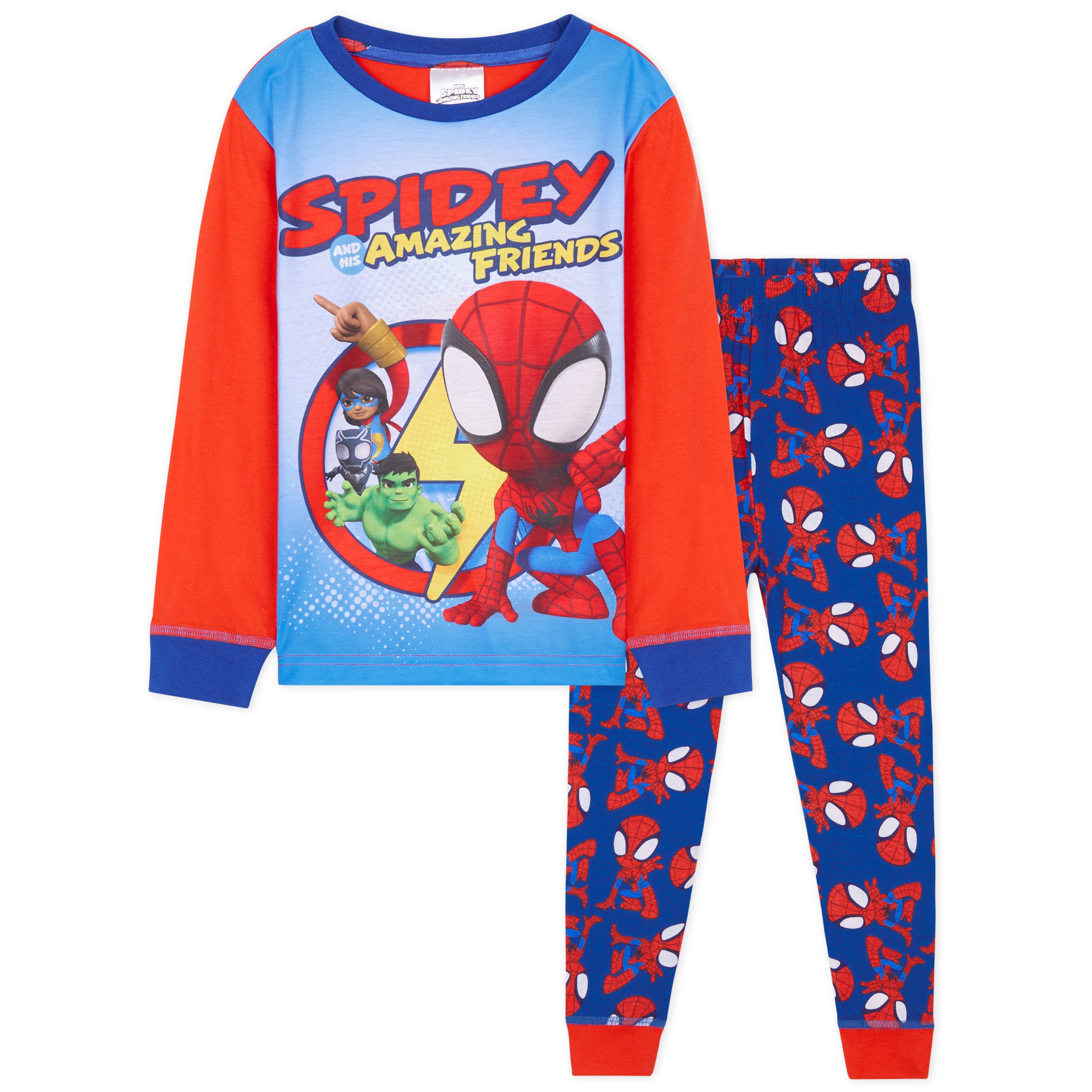 marvel-spiderman-pyjama-gar-on-2-pi-ces-doux image 1