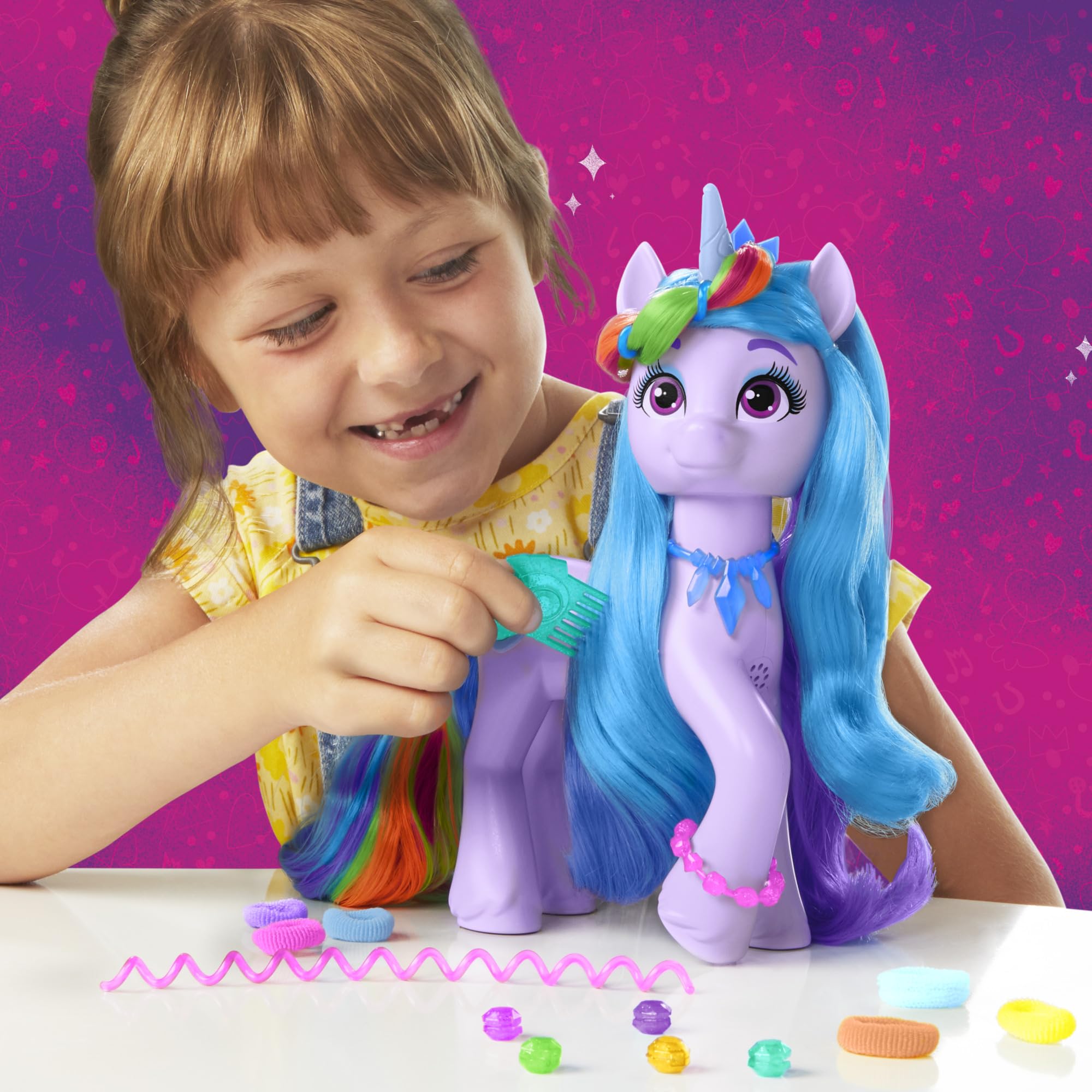 my-little-pony-izzy-moonbow-figurine-licorne-24-cm-arc-en-ciel image 4