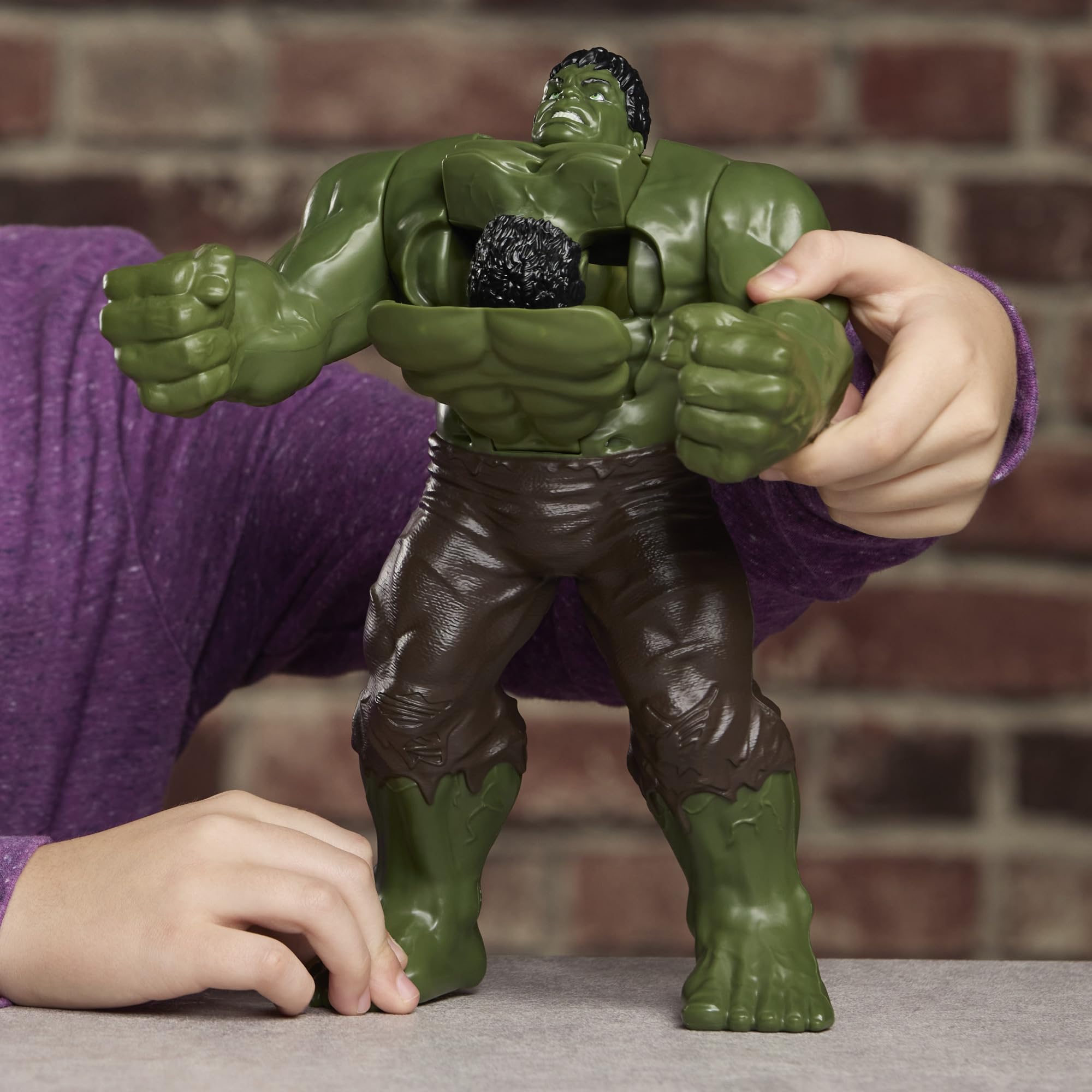 hasbro-marvel-hulk-frappe-sauvage-figurine-29-9-cm image 4