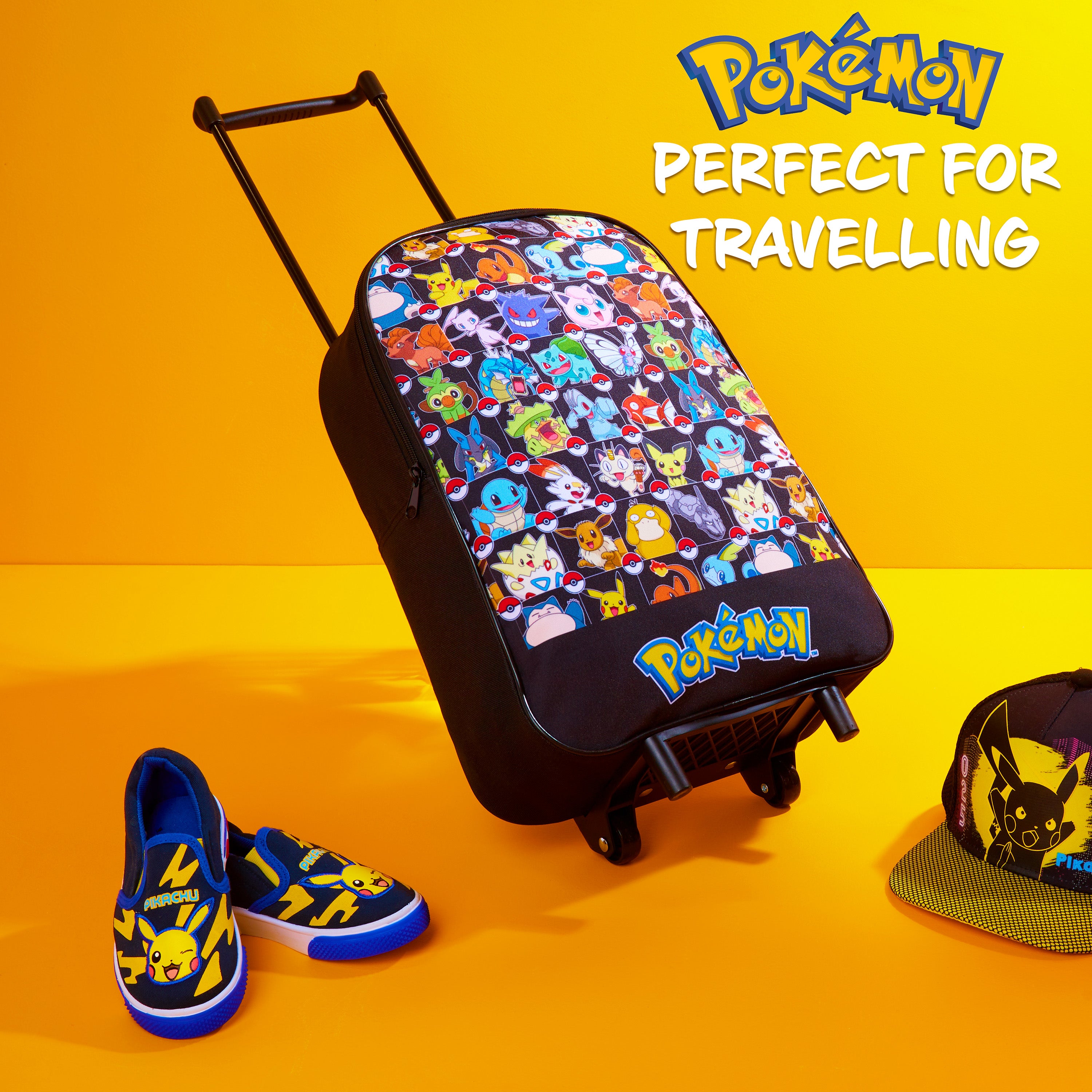 pok-mon-boys-valise-trolley-enfant-noire-39-cm-10-5-l image 5