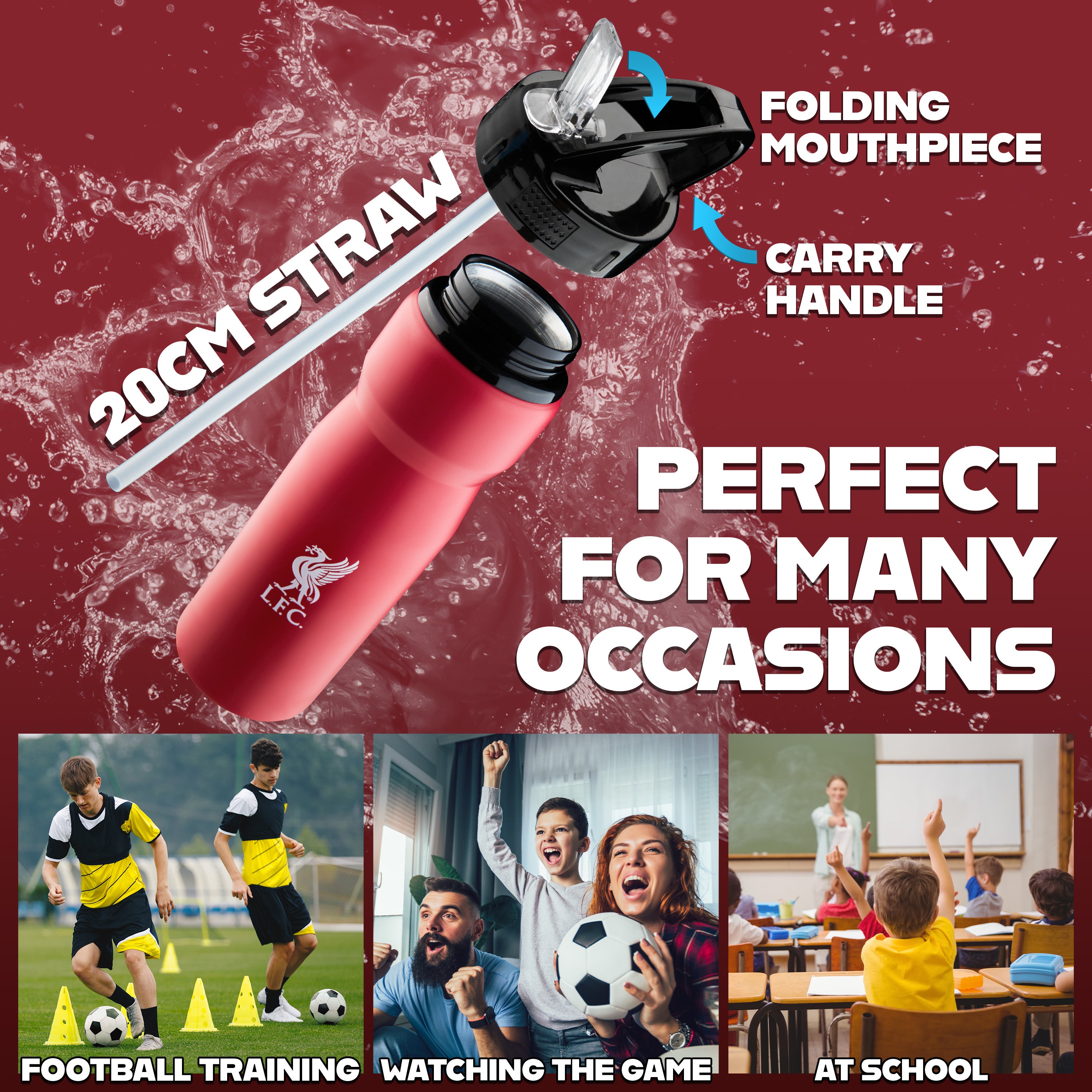 liverpool-fc-gourde-aluminium-750-ml-paille-supporter image 5