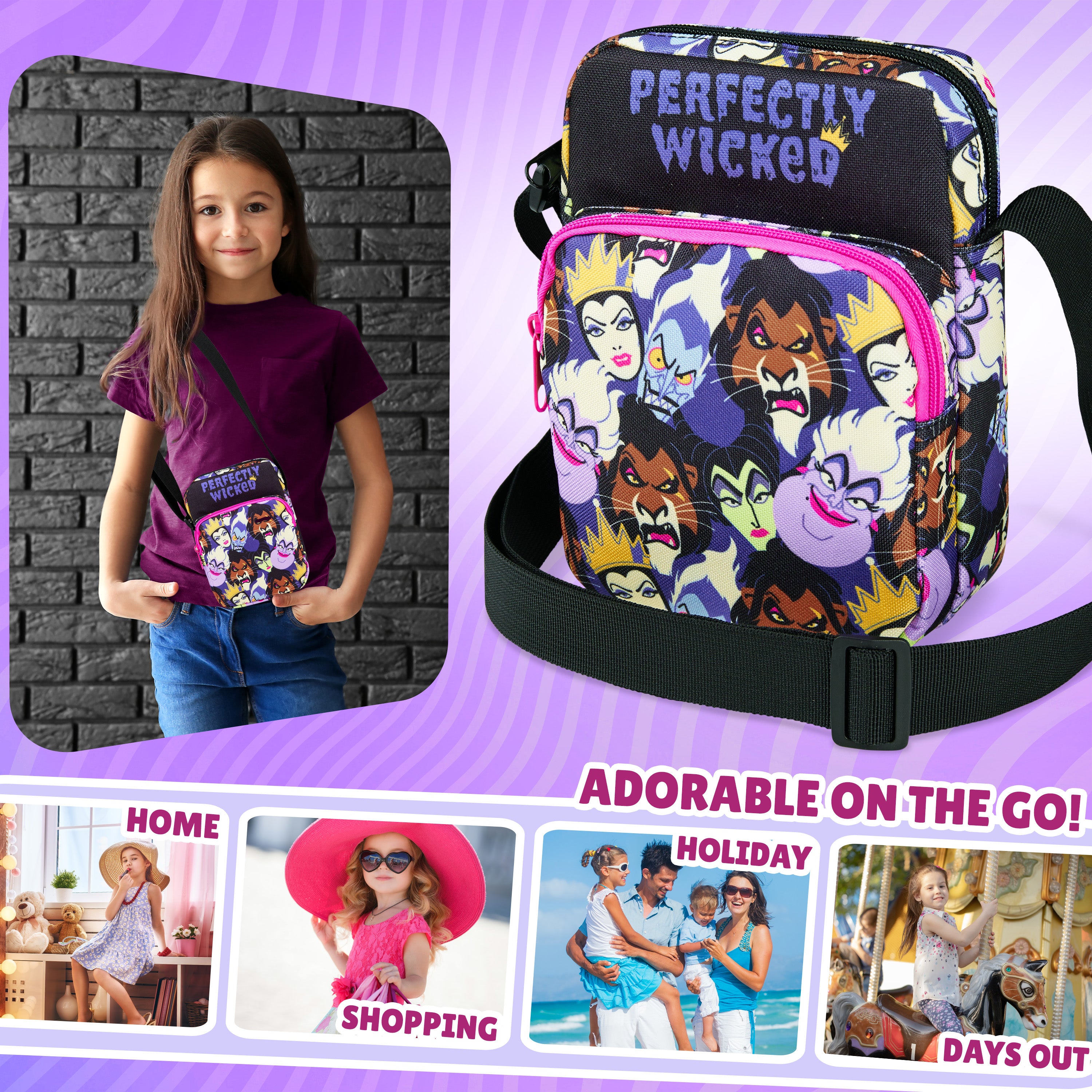 get-trend-girls-sac-bandouli-re-disney-villains-ado-r-glable image 2