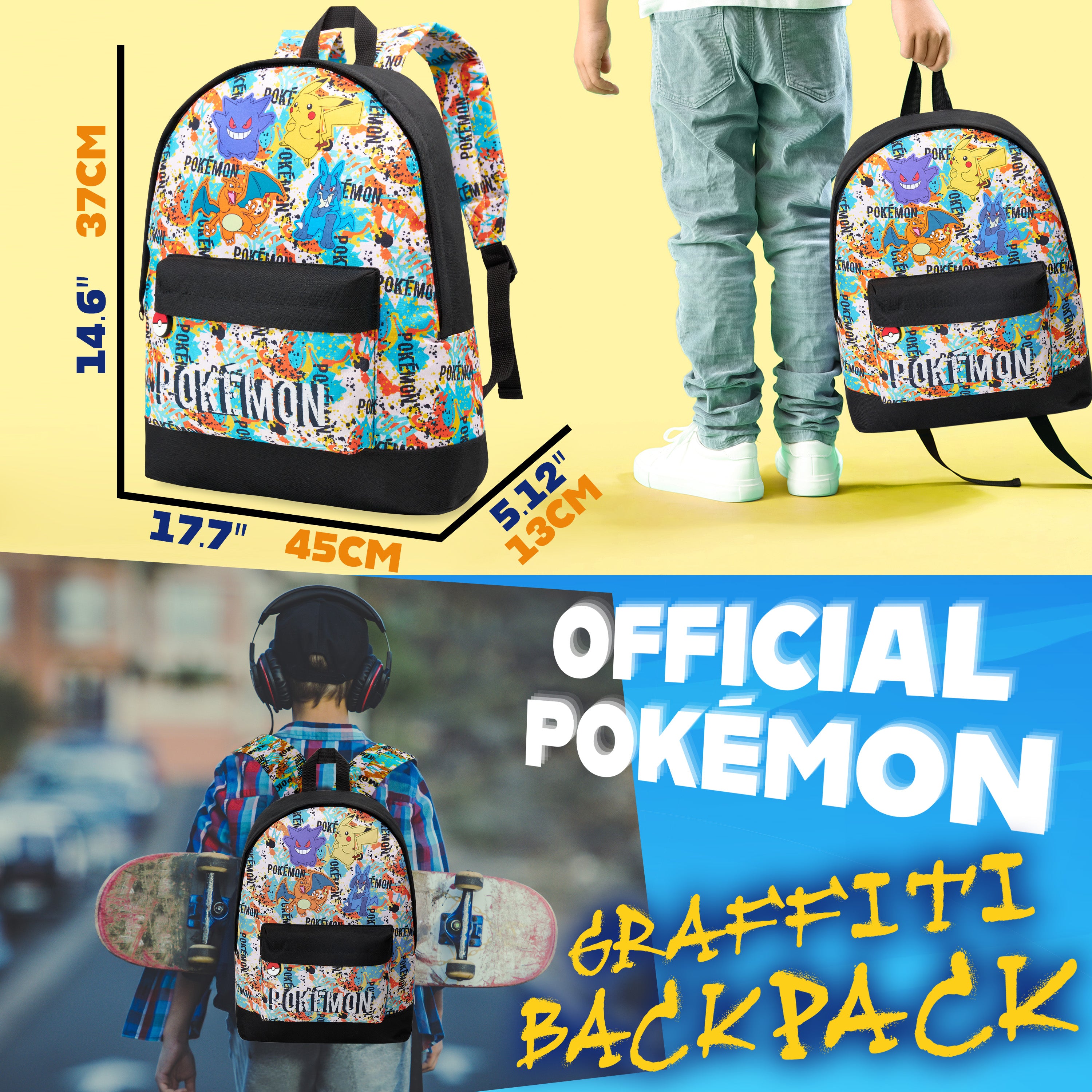 get-trend-pok-mon-sac-dos-pikachu-enfant-et-ado image 2