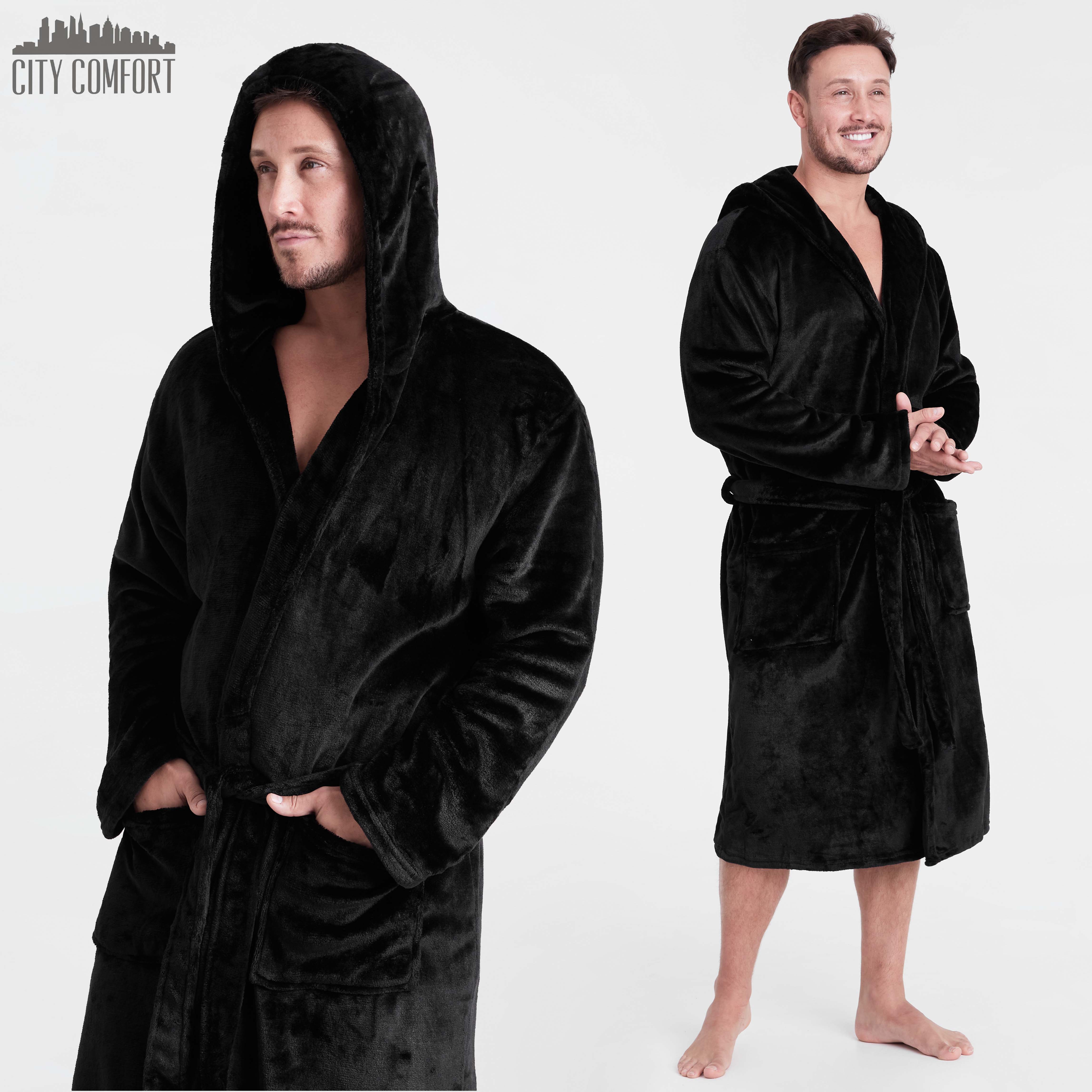 get-trend-men-peignoir-polaire-capuche-homme-l-doux image 4