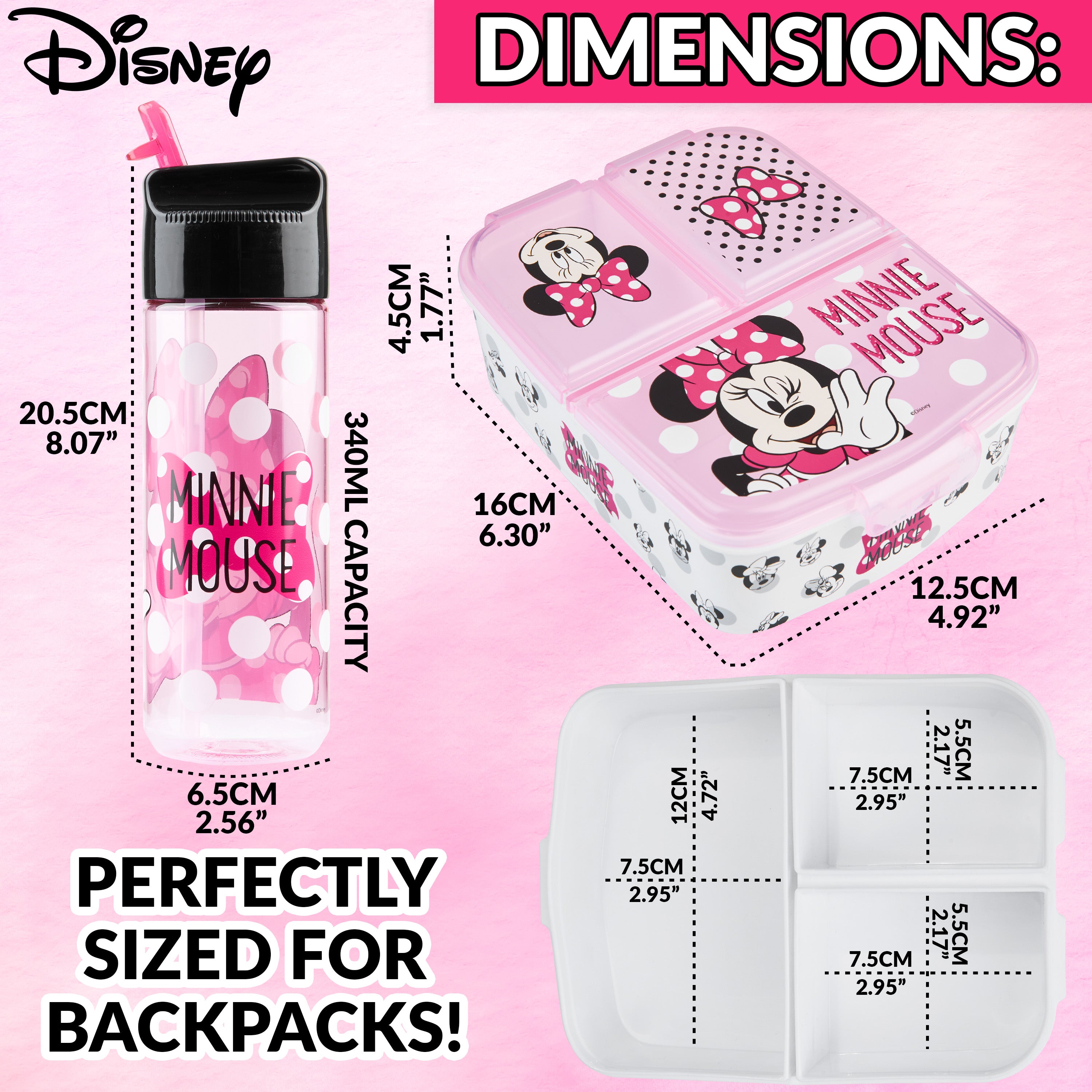 disney-stitch-lunch-box-bento-rose-gourde-340-ml image 6
