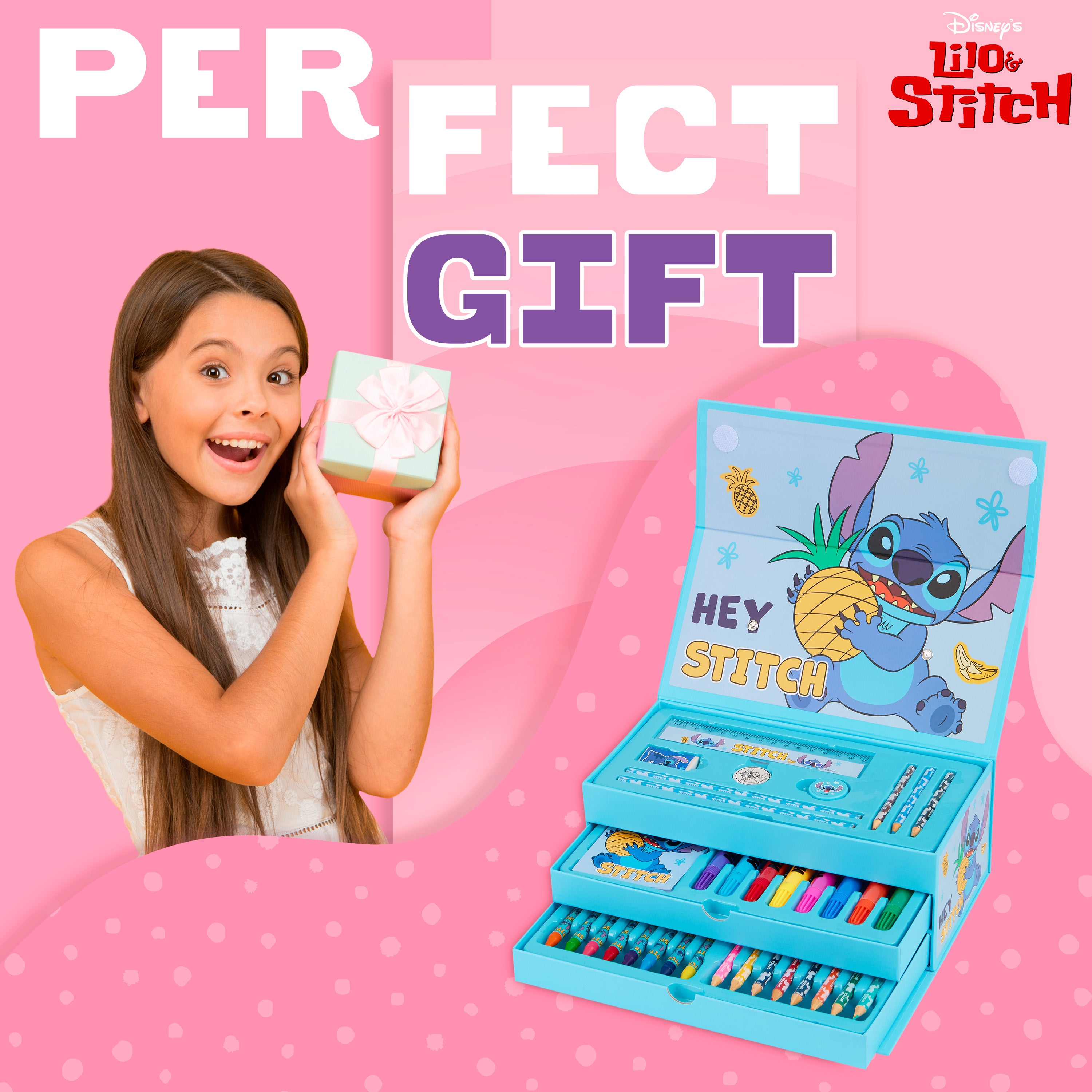 get-trend-school-supplies-stitch-coffret-dessin-30-pi-ces-bleu image 3