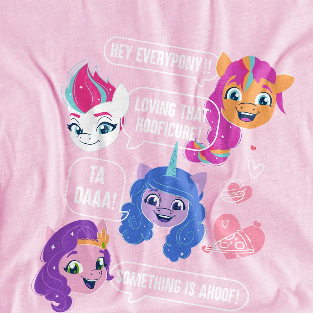 my-little-pony-t-shirt-fille-rose-clair-3-4-ans-coton image 2