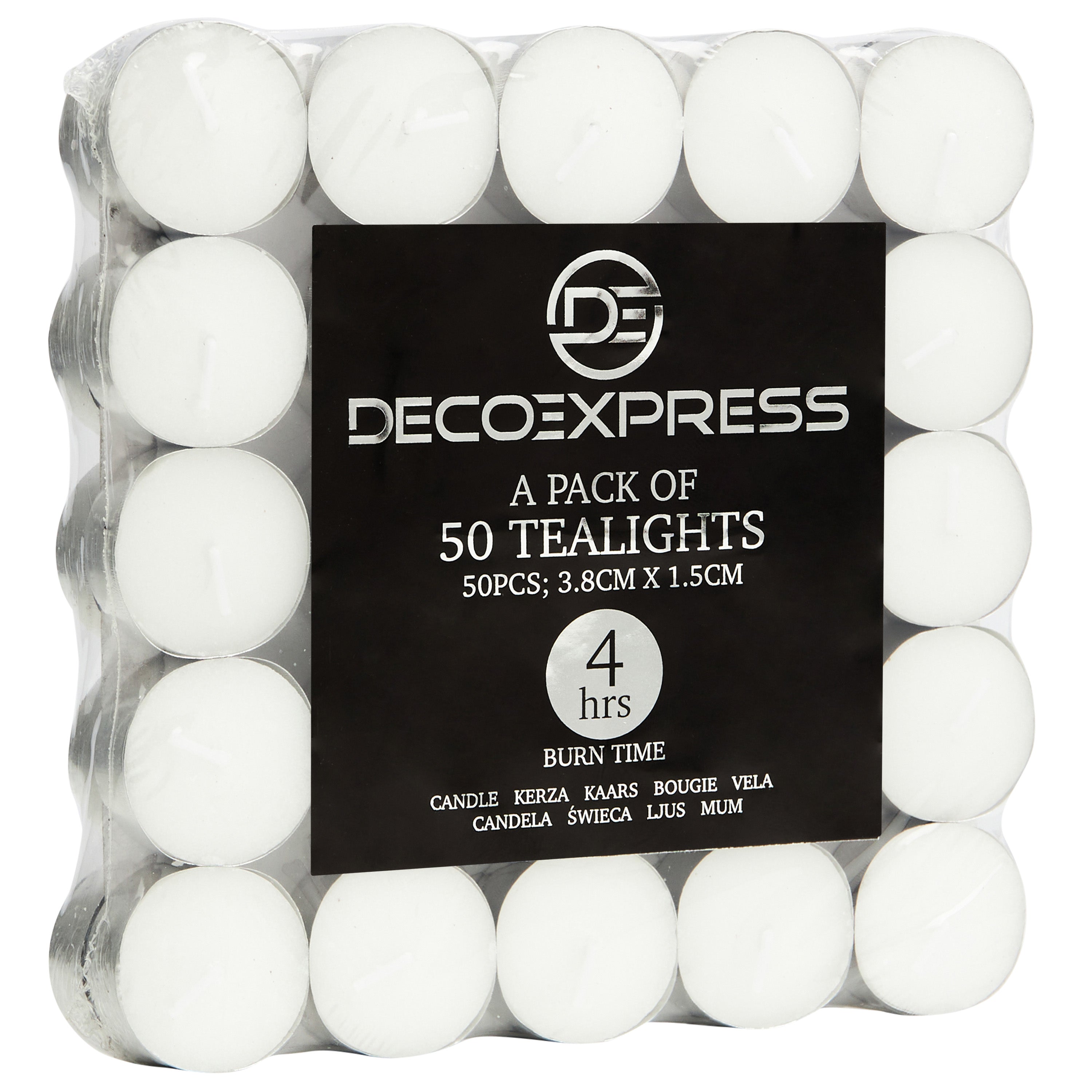 get-trend-bougies-chauffe-plat-blanches-x50-4-heures image 1