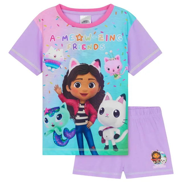 gabby-s-dollhouse-pyjama-court-fille-2-pcs-t-shirt-short-t image 1