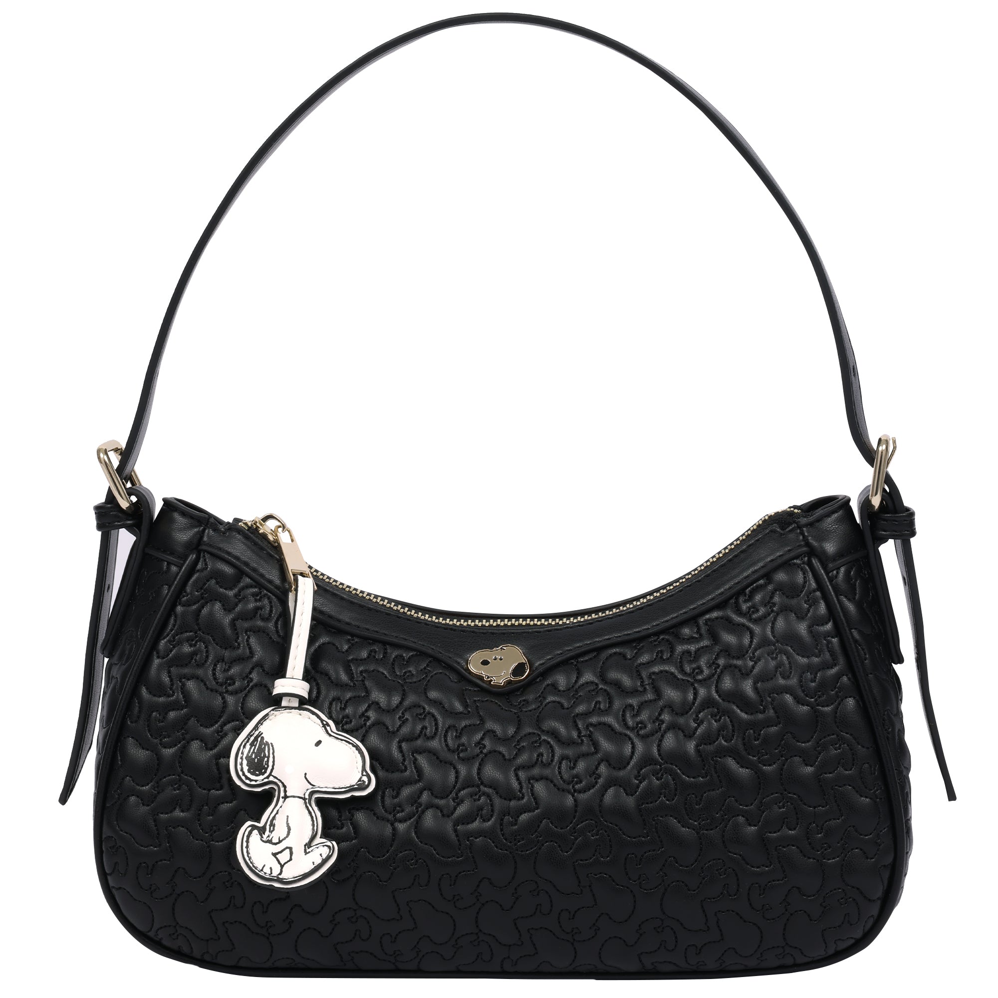 danielle-nicole-peanuts-quilted-sac-paule-noir-snoopy image 1