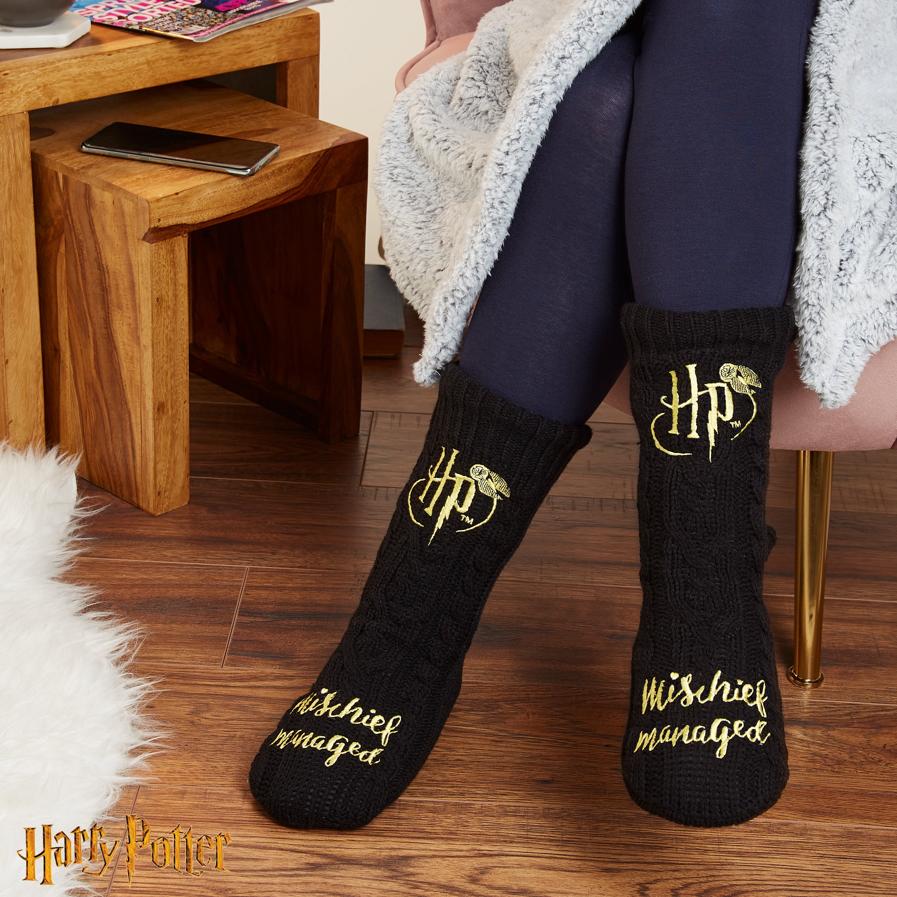 get-trend-harry-potter-chaussettes-pilou-femme-antid-rapantes image 7