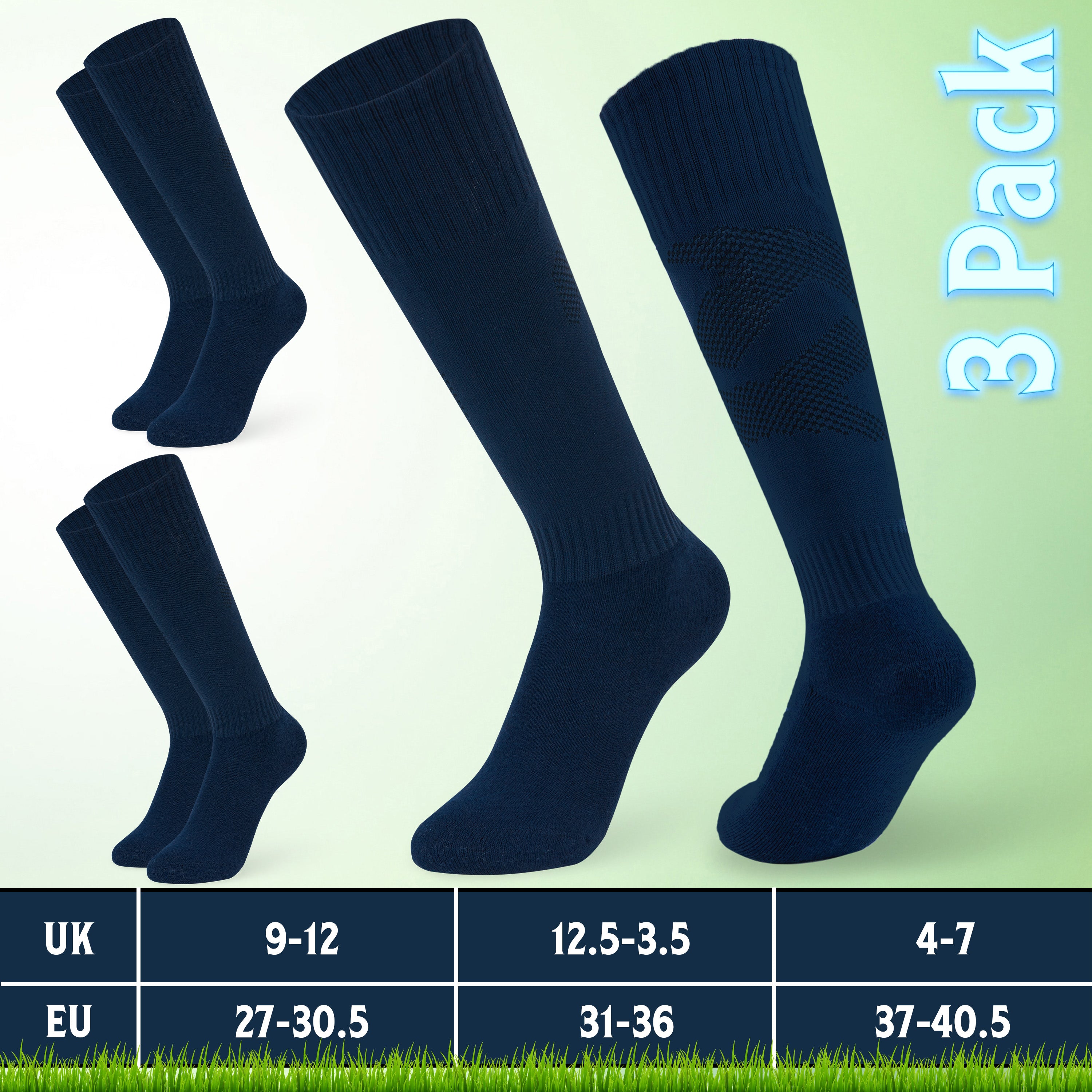 citycomfort-chaussettes-foot-enfant-hautes-marine-lot-3-coton image 7