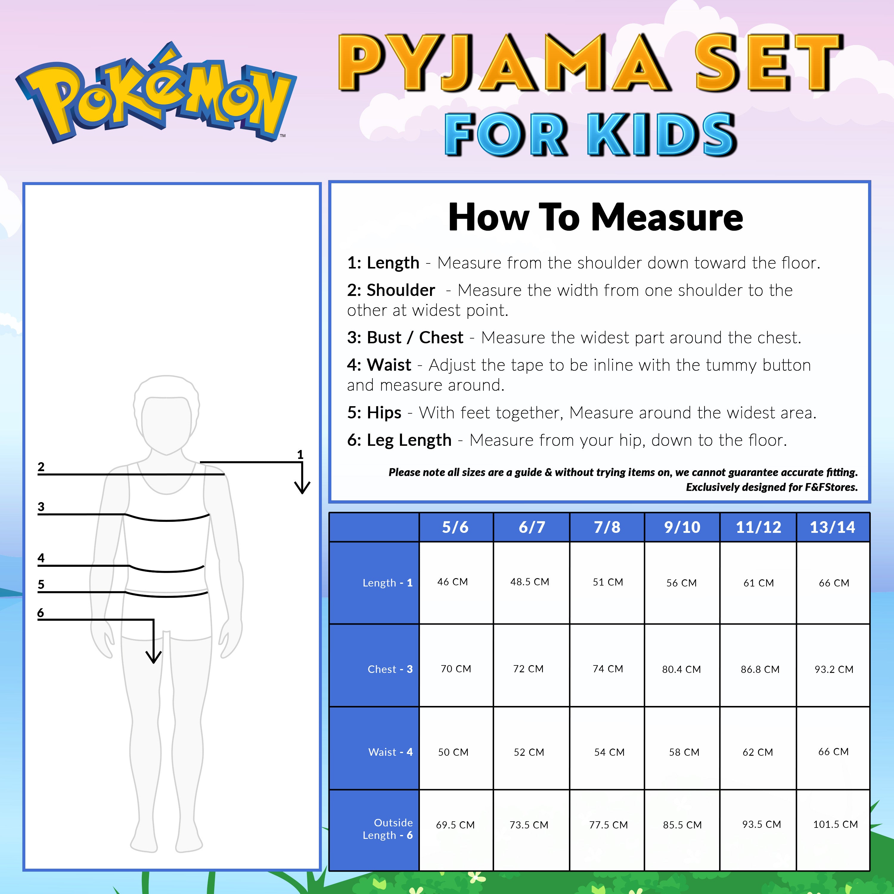 pok-mon-pyjama-gar-on-t-shirt-pantalon-long-pikachu-9-10-ans image 6