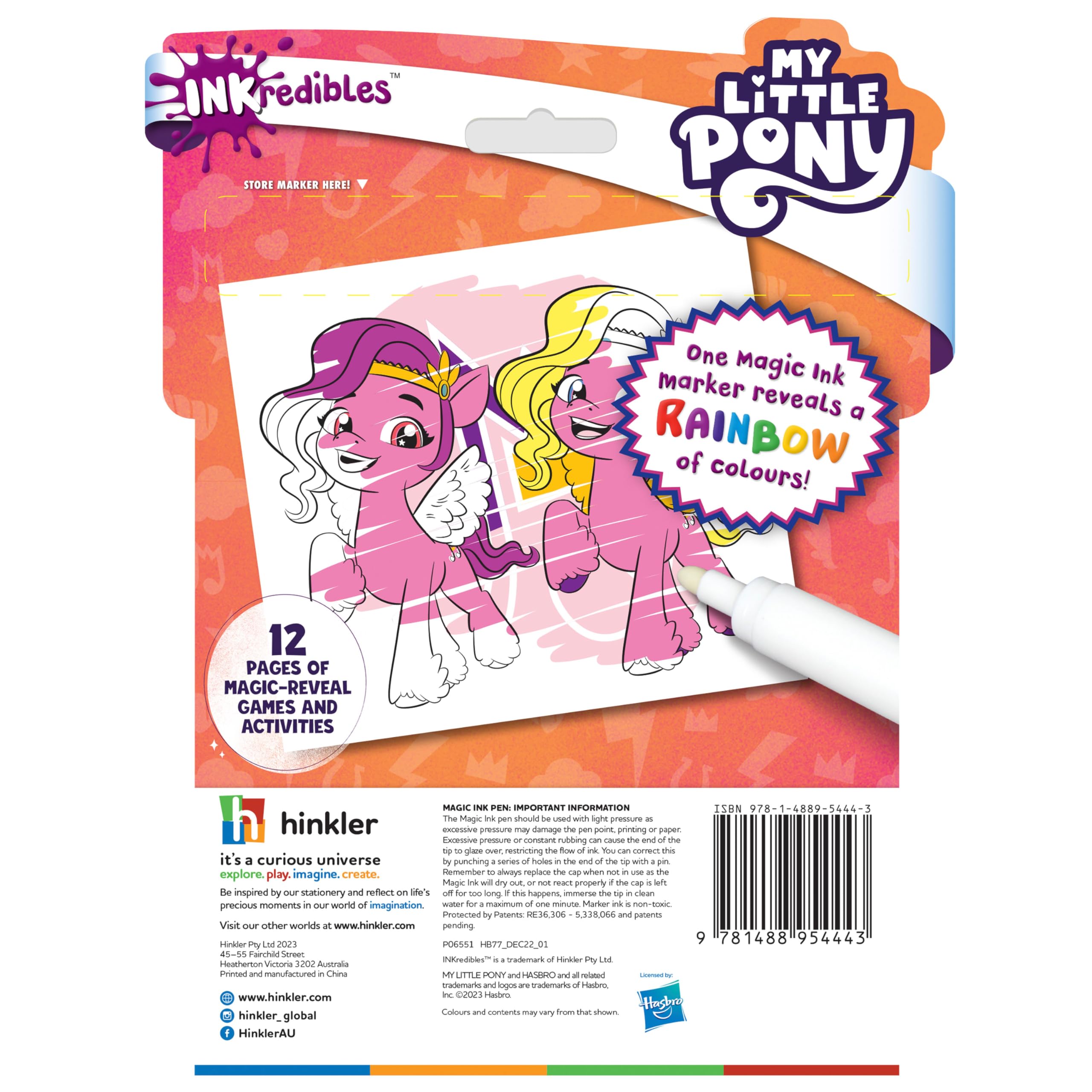 my-little-pony-new-generation-livre-magic-ink-eau image 2