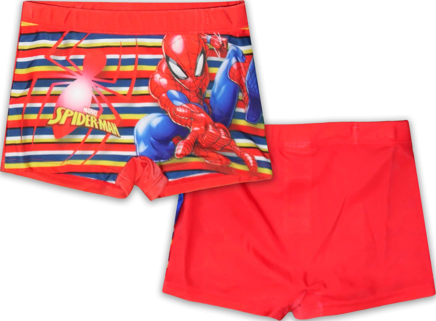 marvel-spider-man-maillot-de-bain-rouge-gar-on-6-7-ans image 3