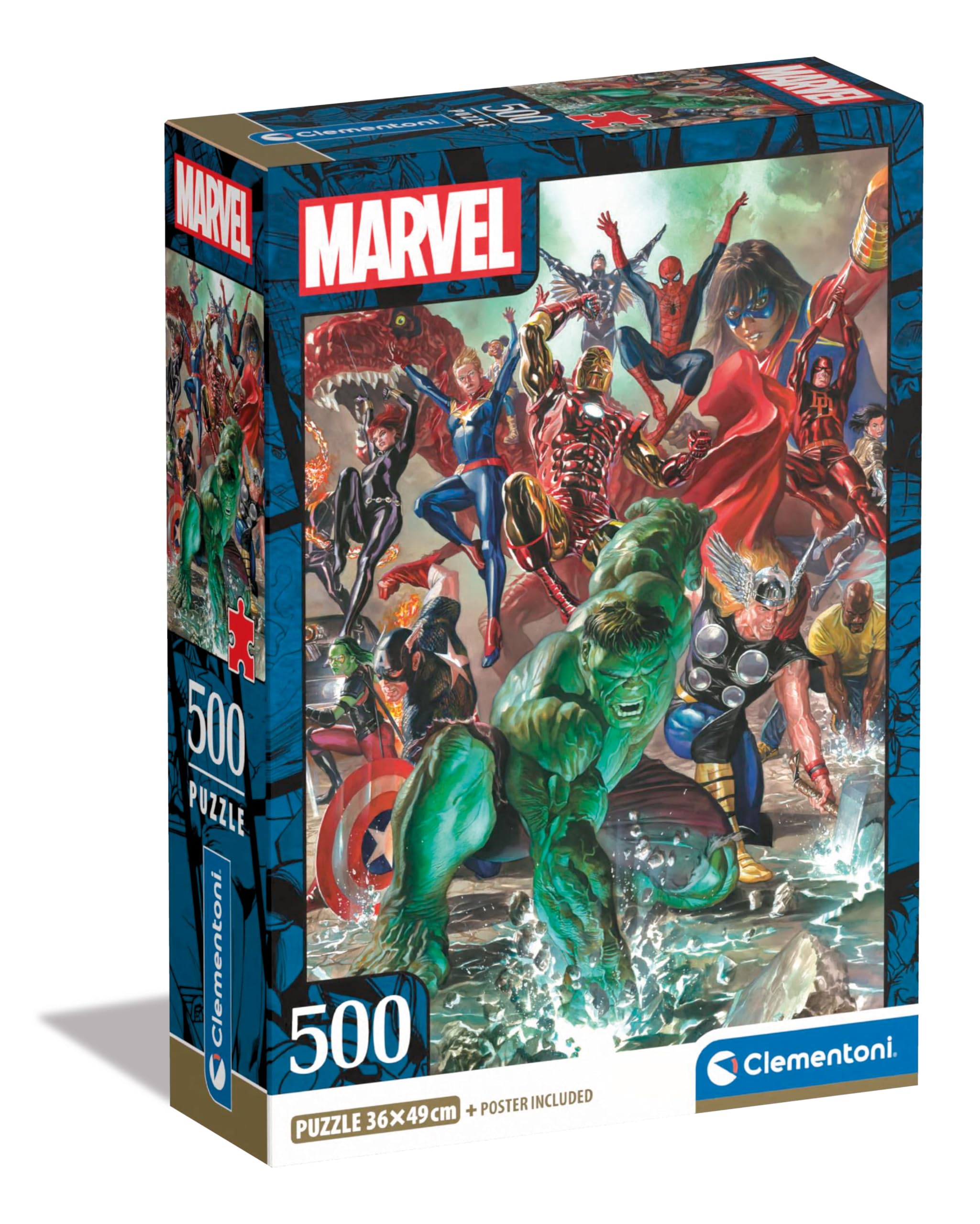 marvel-the-avengers-puzzle-500-pi-ces-49x36-cm-compact image 1