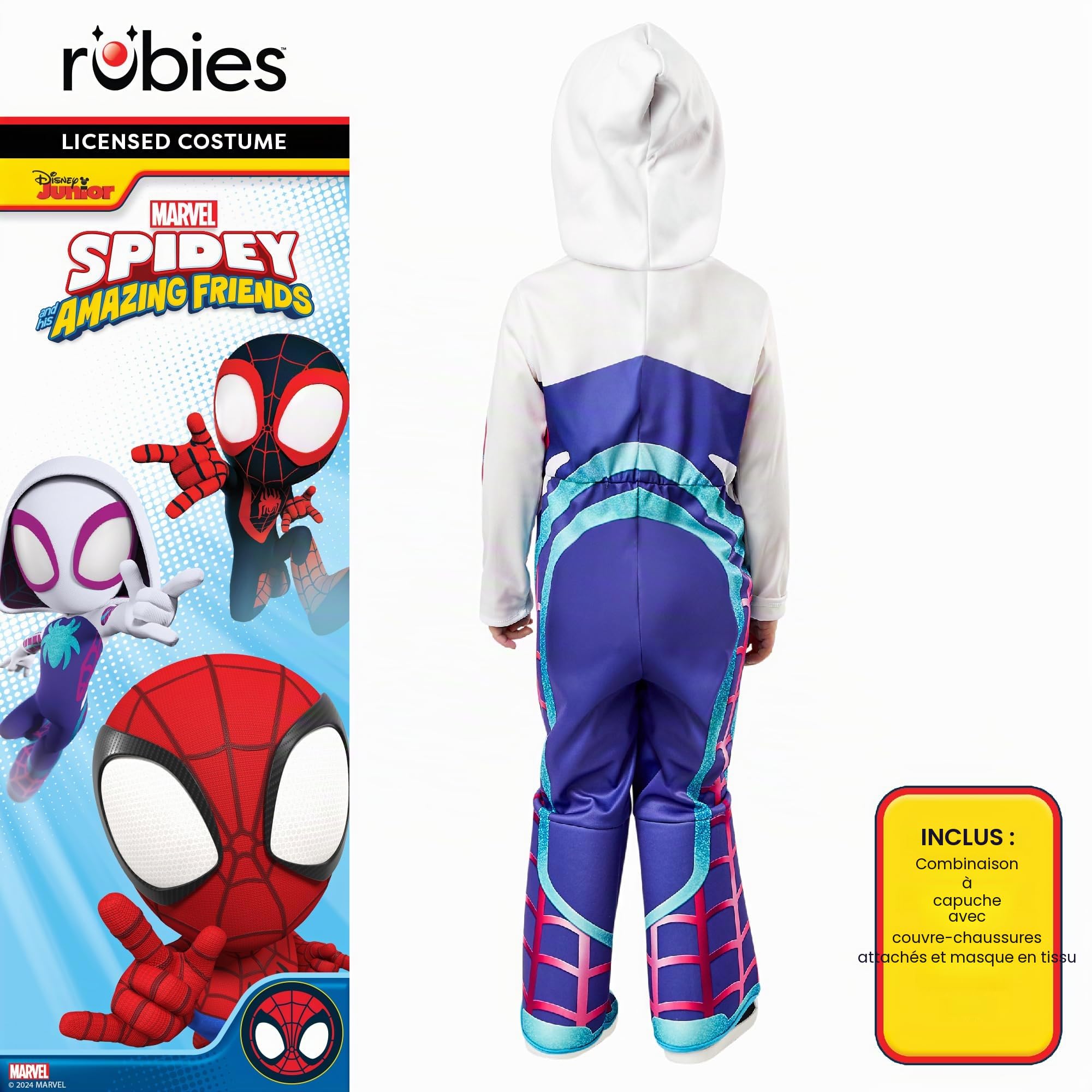 rubies-marvel-ghost-spider-d-guisement-enfant-3-4-ans-luxe image 2